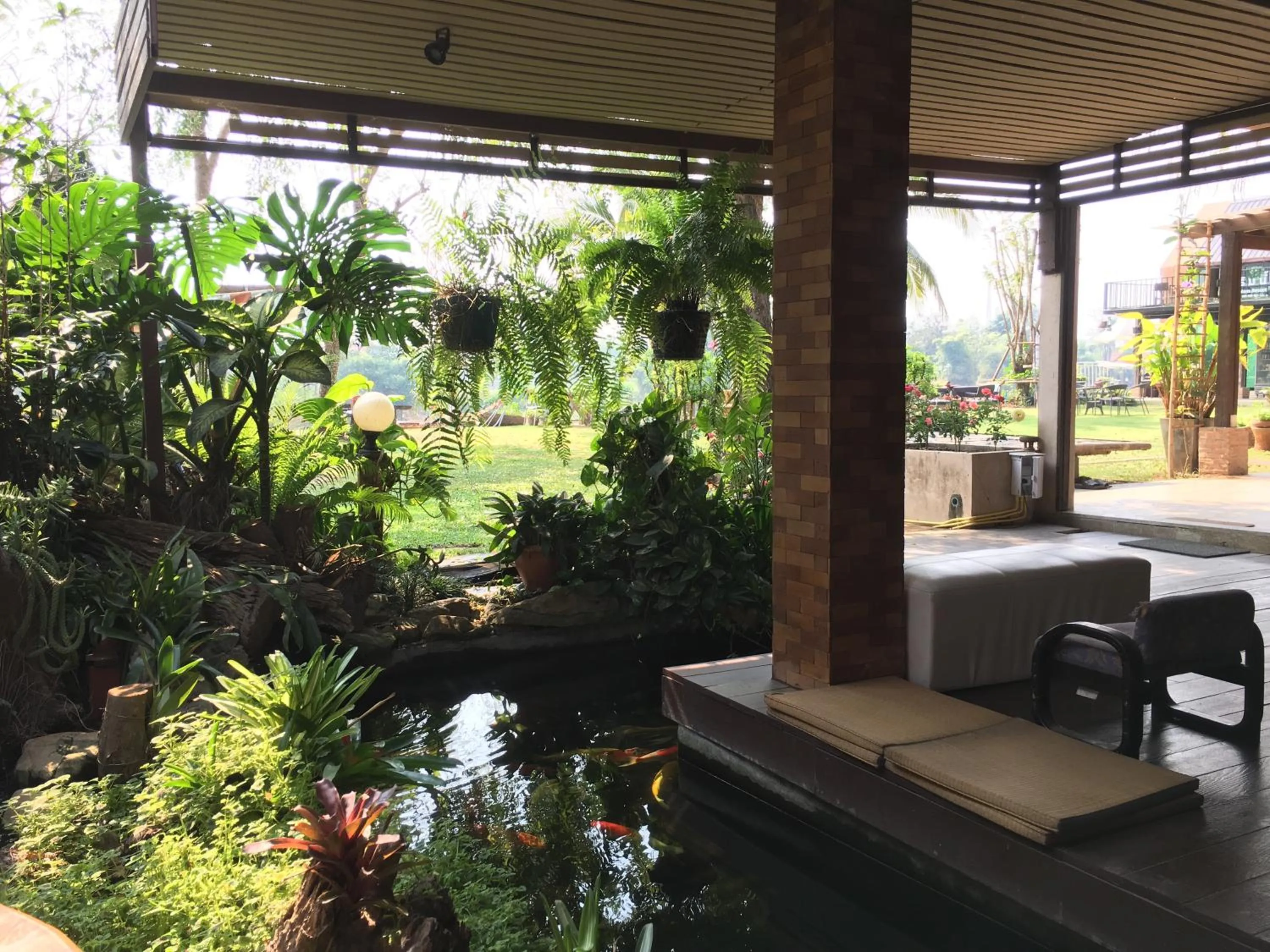 Patio in Nan Rim Nam Resort