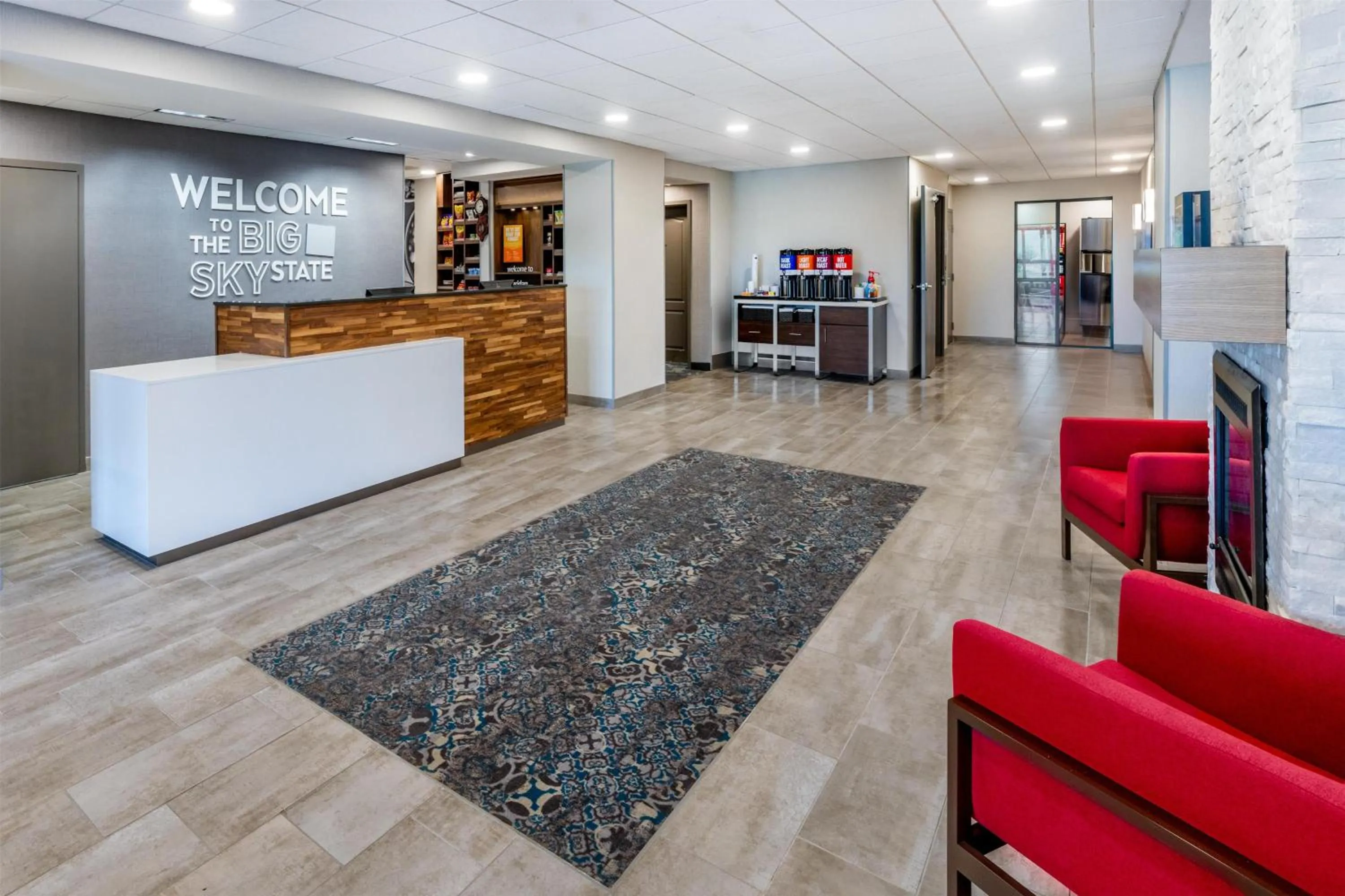 Lobby or reception in Hampton Inn Sheridan