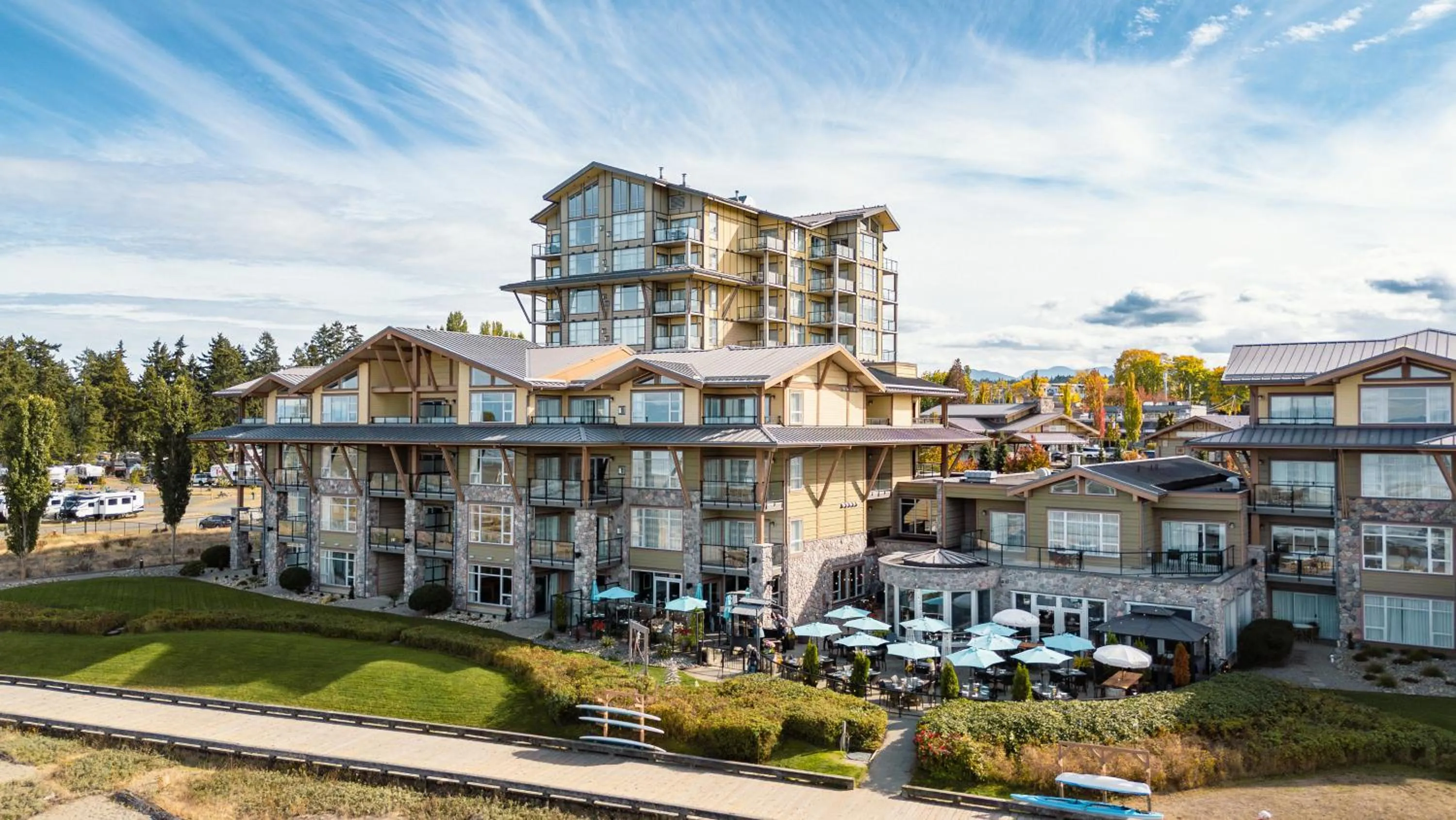 Property building in The Beach Club Resort — Bellstar Hotels & Resorts