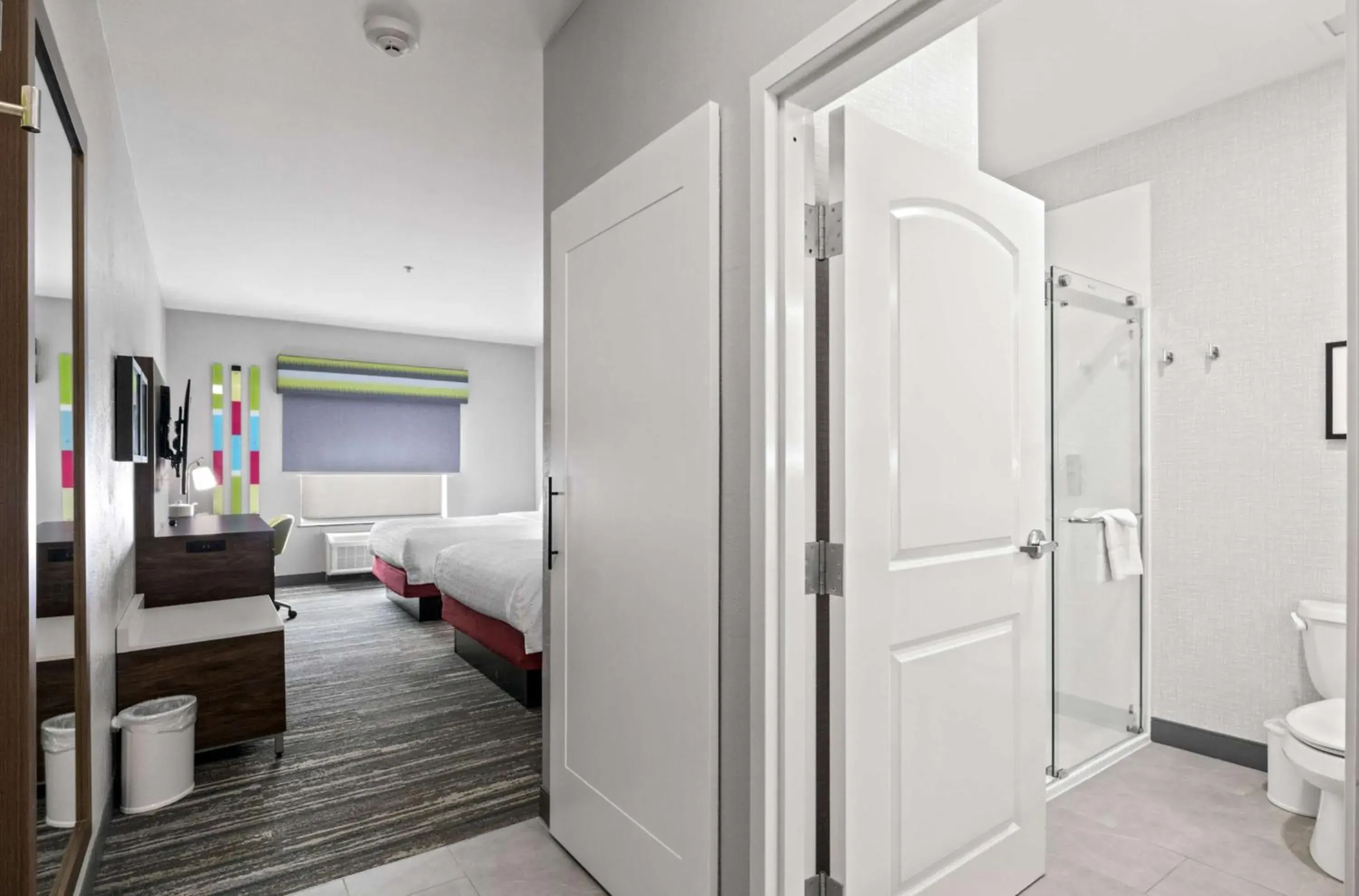 Room with Two Queen Beds - Non-Smoking in Hampton Inn & Suites Mount Pleasant Room with Two Queen Beds - Non-Smoking in Hampton Inn & Suites Mount Pleasant