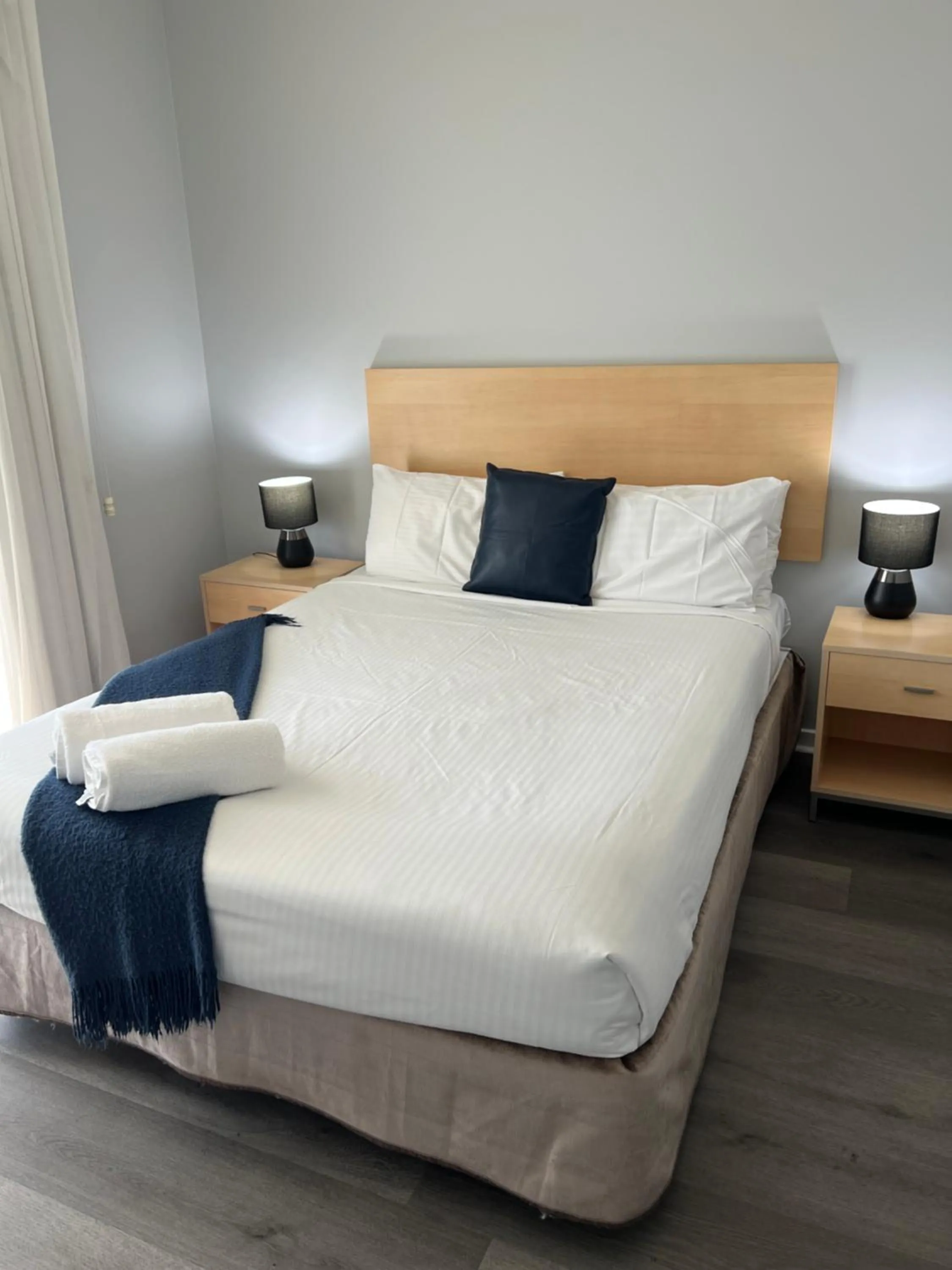 Bedroom, Bed in Caloundra Central Apartment Hotel Official
