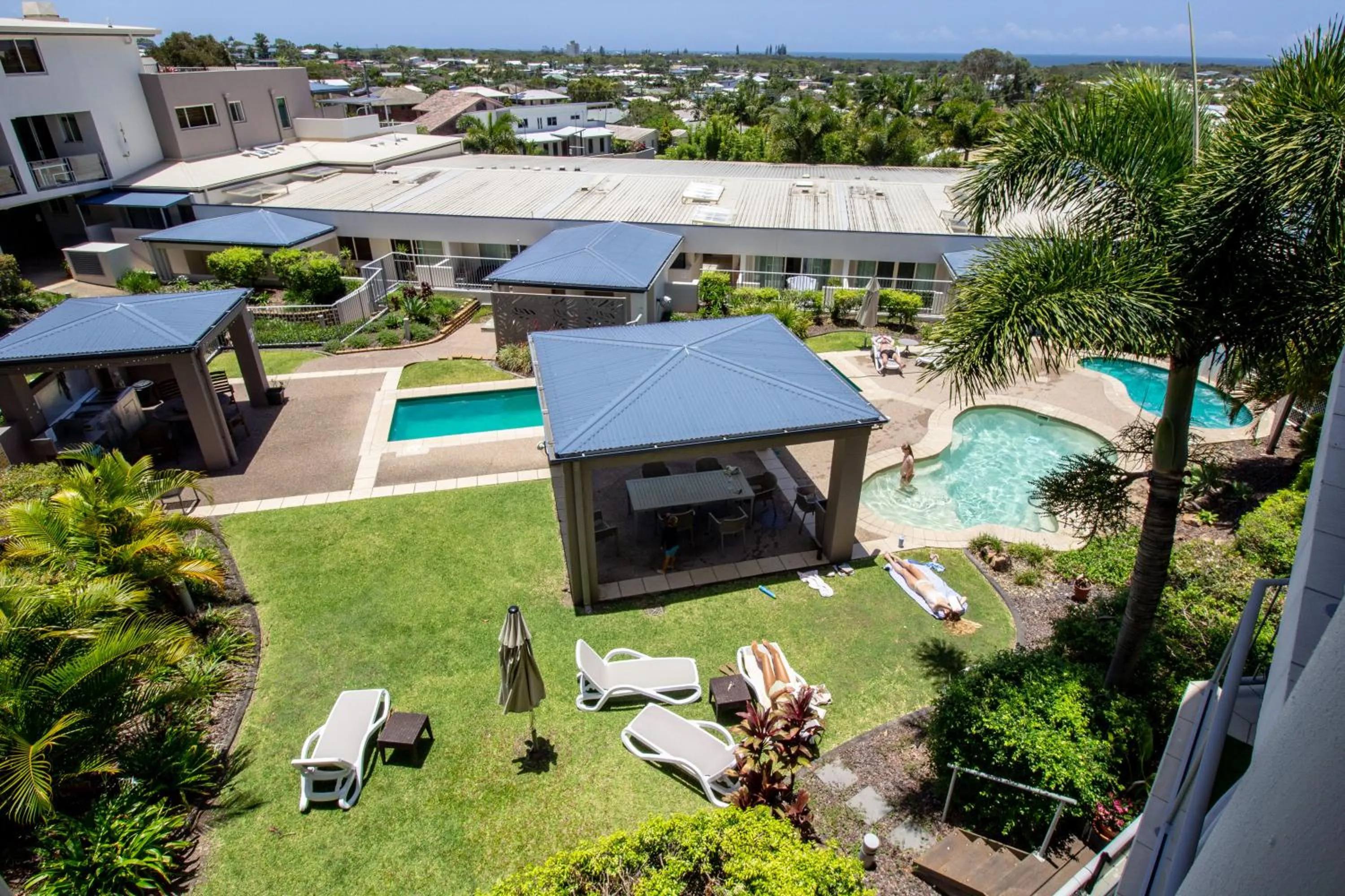 Bird's eye view in Caloundra Central Apartment Hotel Official