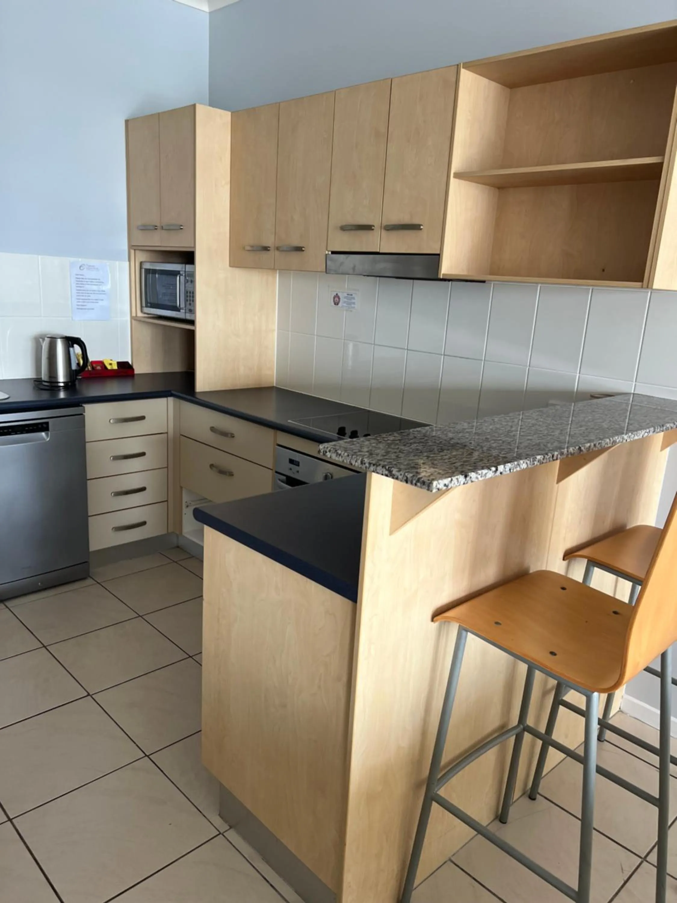 kitchen in Caloundra Central Apartment Hotel Official