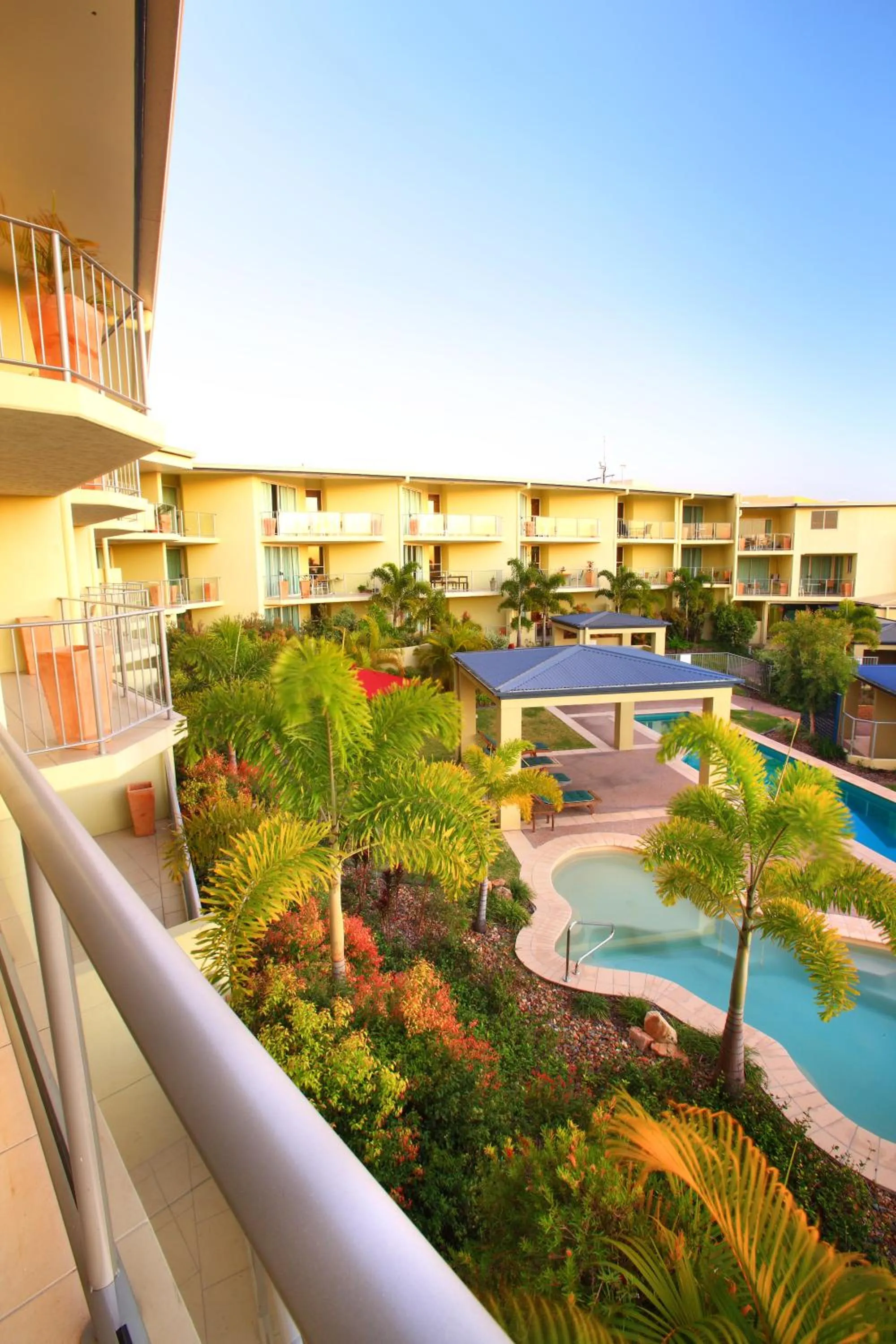 Pool view in Caloundra Central Apartment Hotel Official