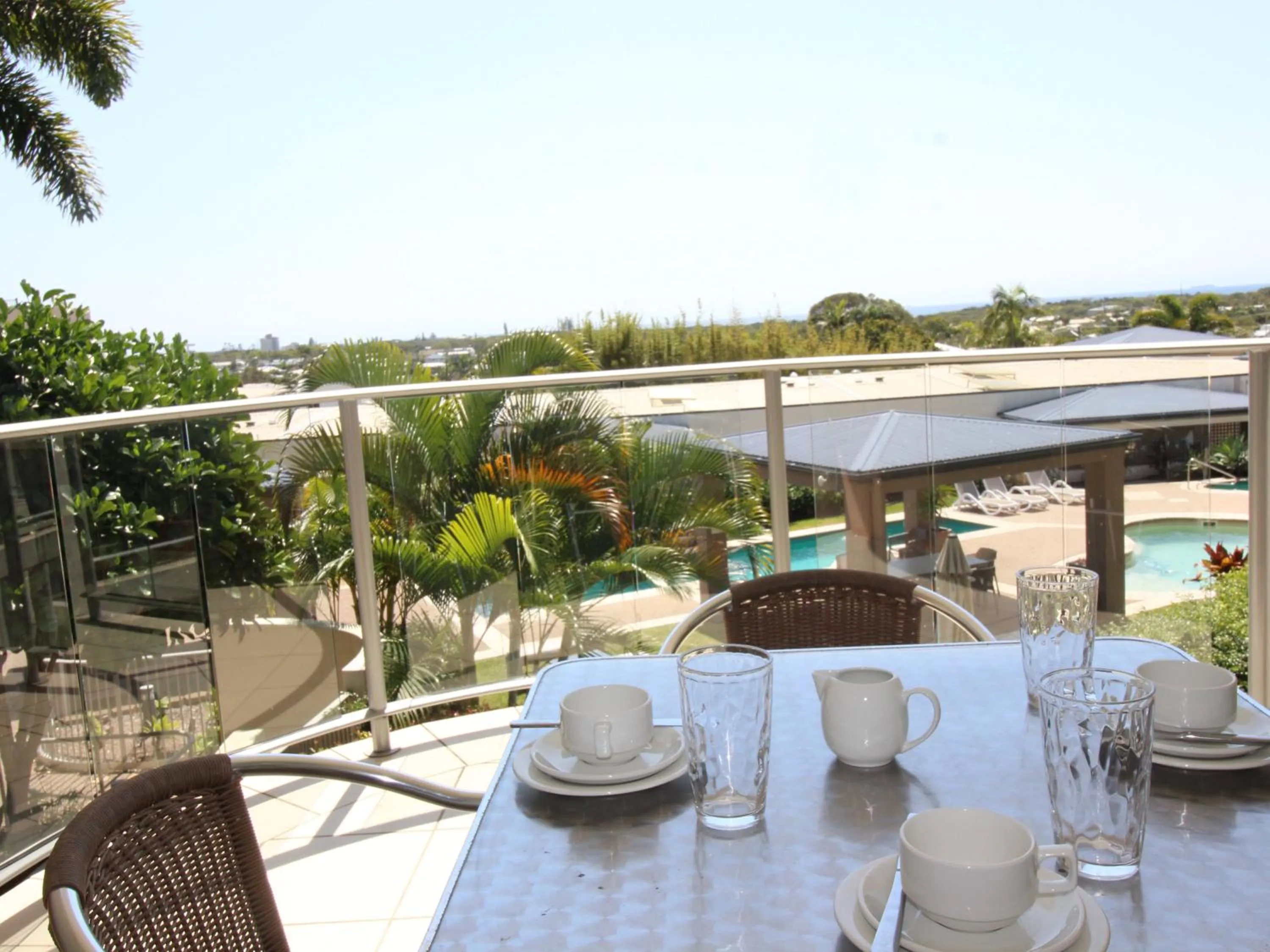 Balcony/Terrace in Caloundra Central Apartment Hotel Official