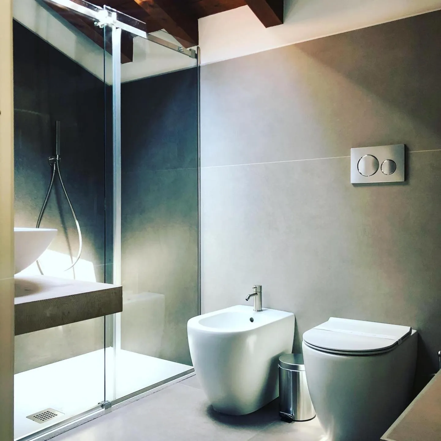 Bathroom in La terrazza sulle vigne B&B