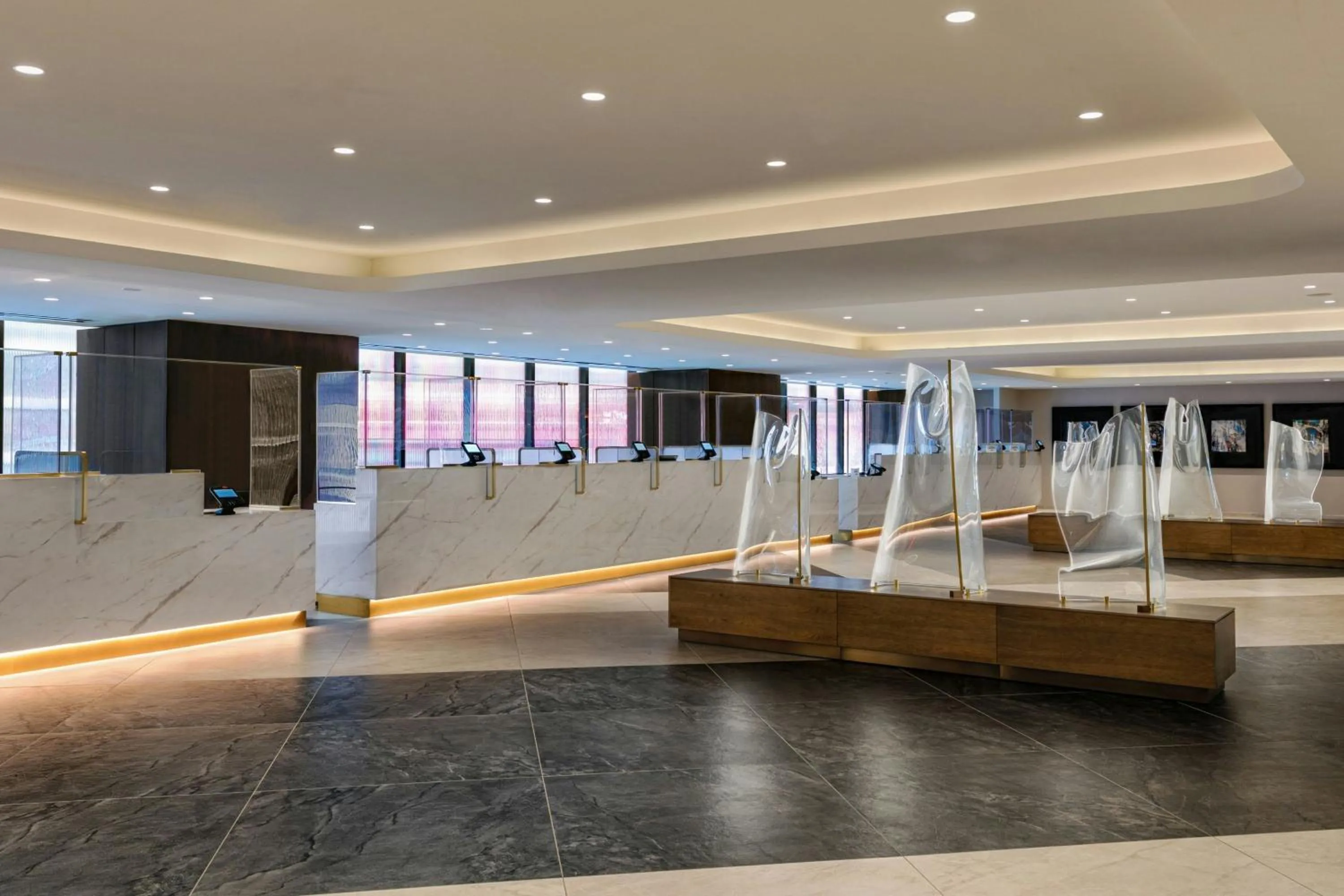 Lobby or reception in New York Marriott Marquis