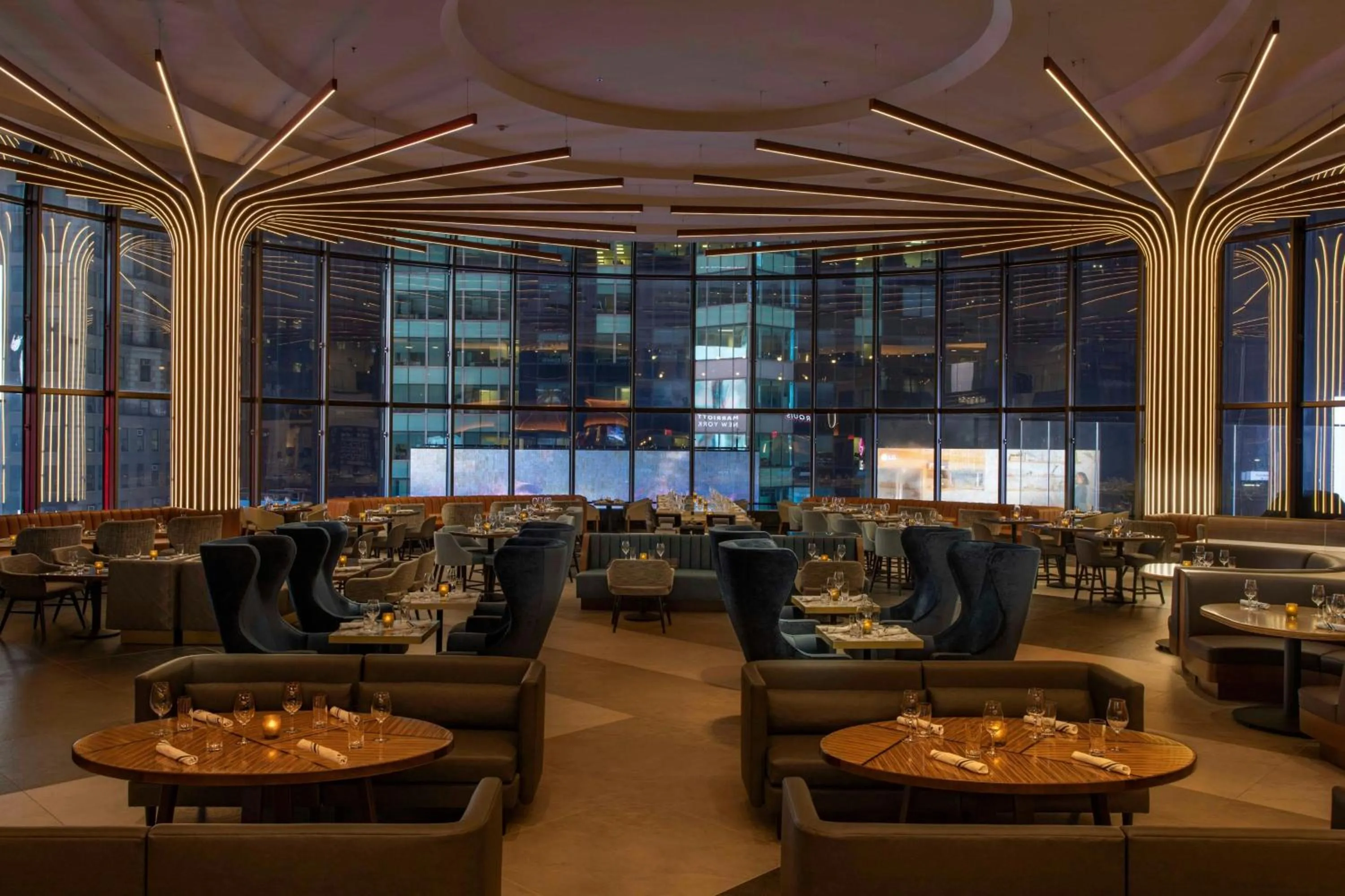 Lounge or bar in New York Marriott Marquis
