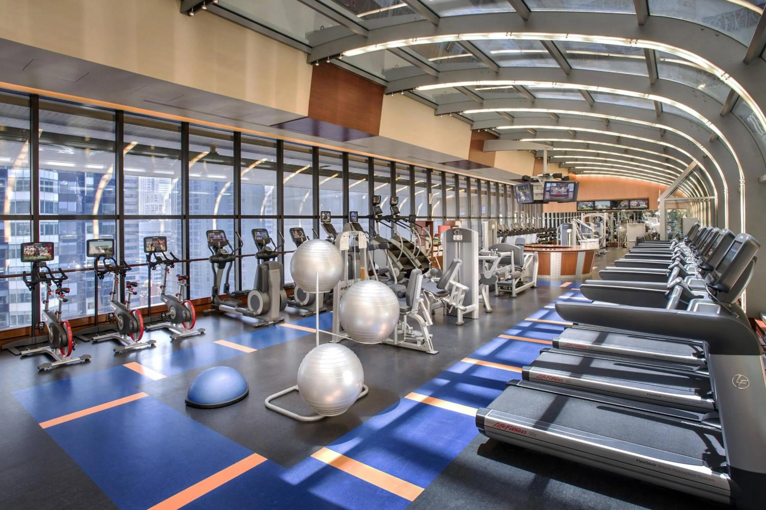 Fitness centre/facilities in New York Marriott Marquis