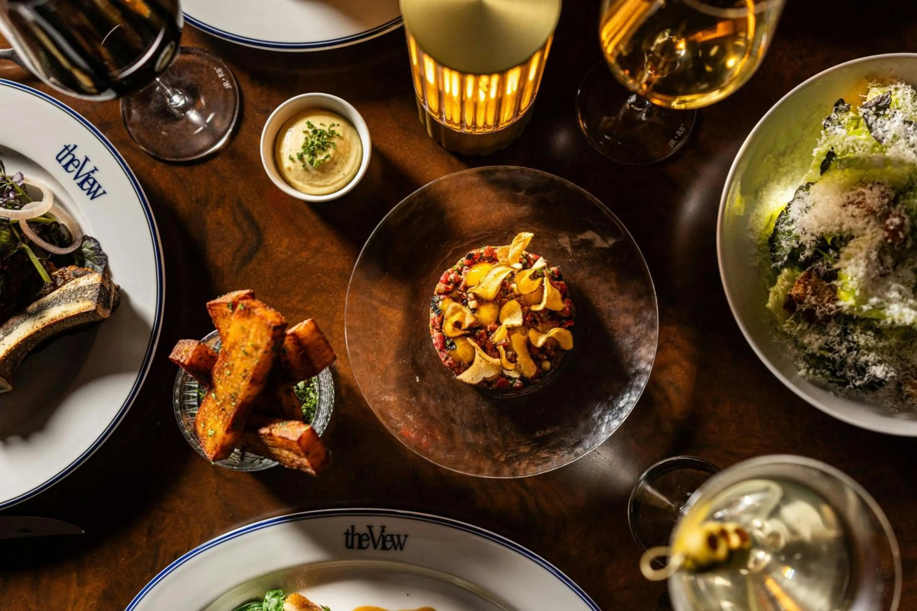 Restaurant/places to eat in New York Marriott Marquis