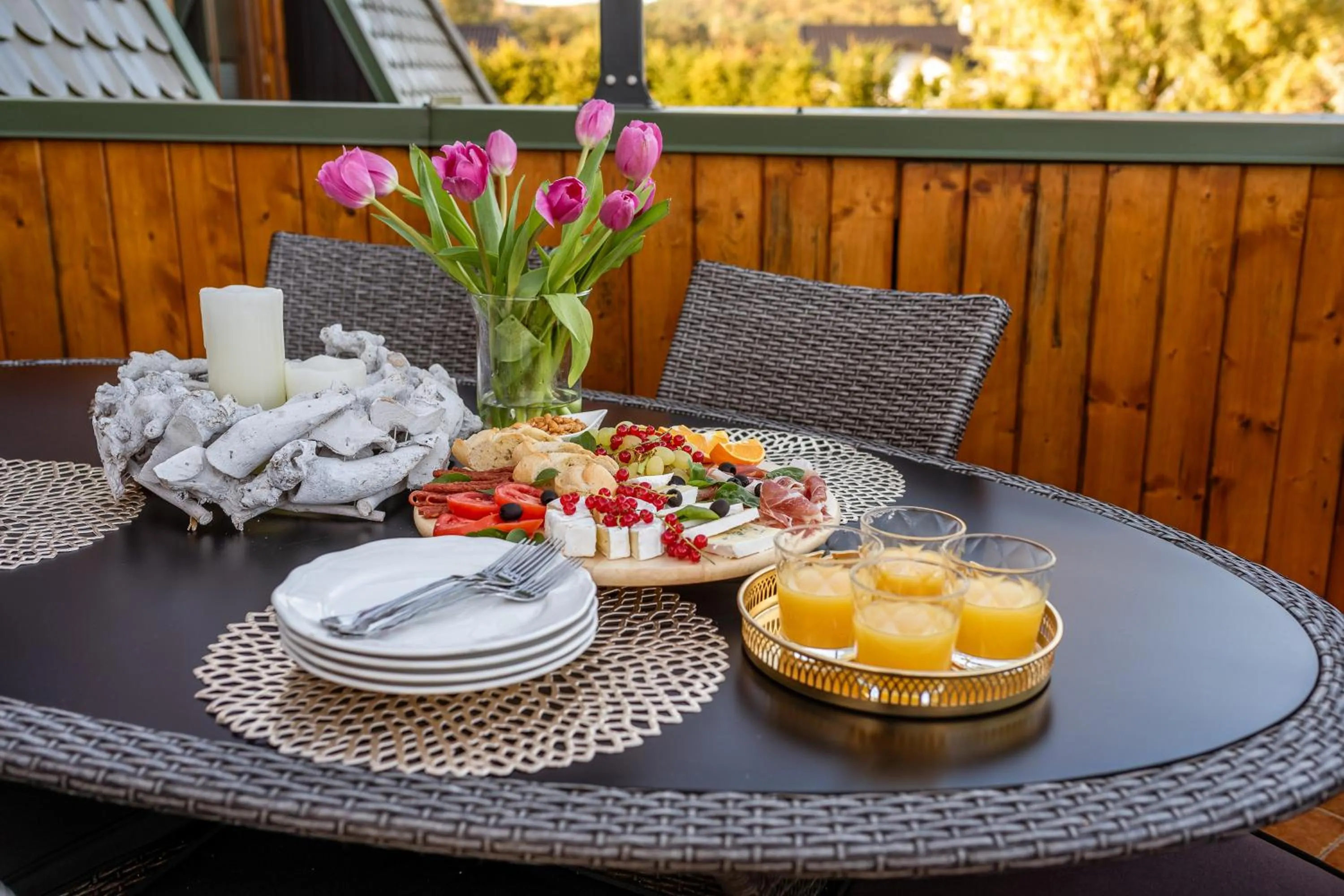 Balcony/Terrace in RetroHouse - wypoczynek dla dorosłych, B&B