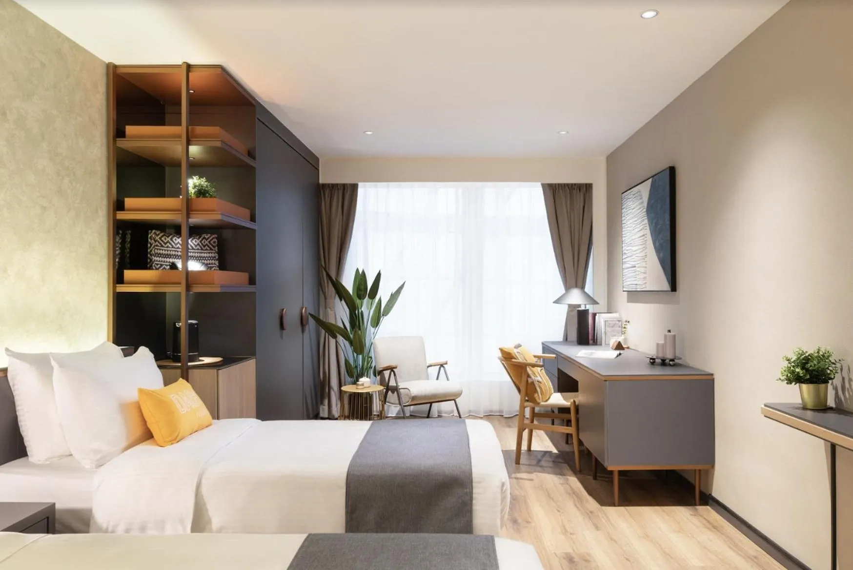 Bedroom, Bed in Dash Living on Prat