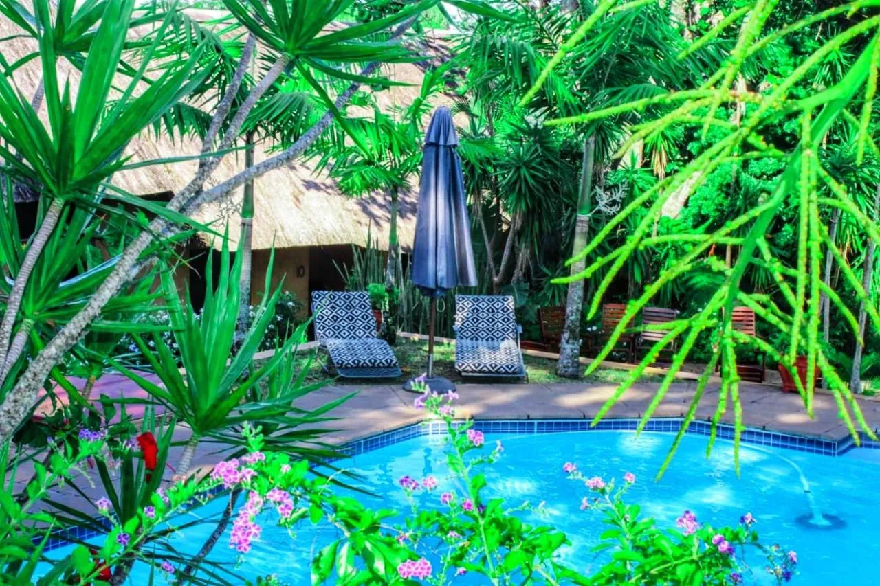 Garden view in AmaZulu Lodge