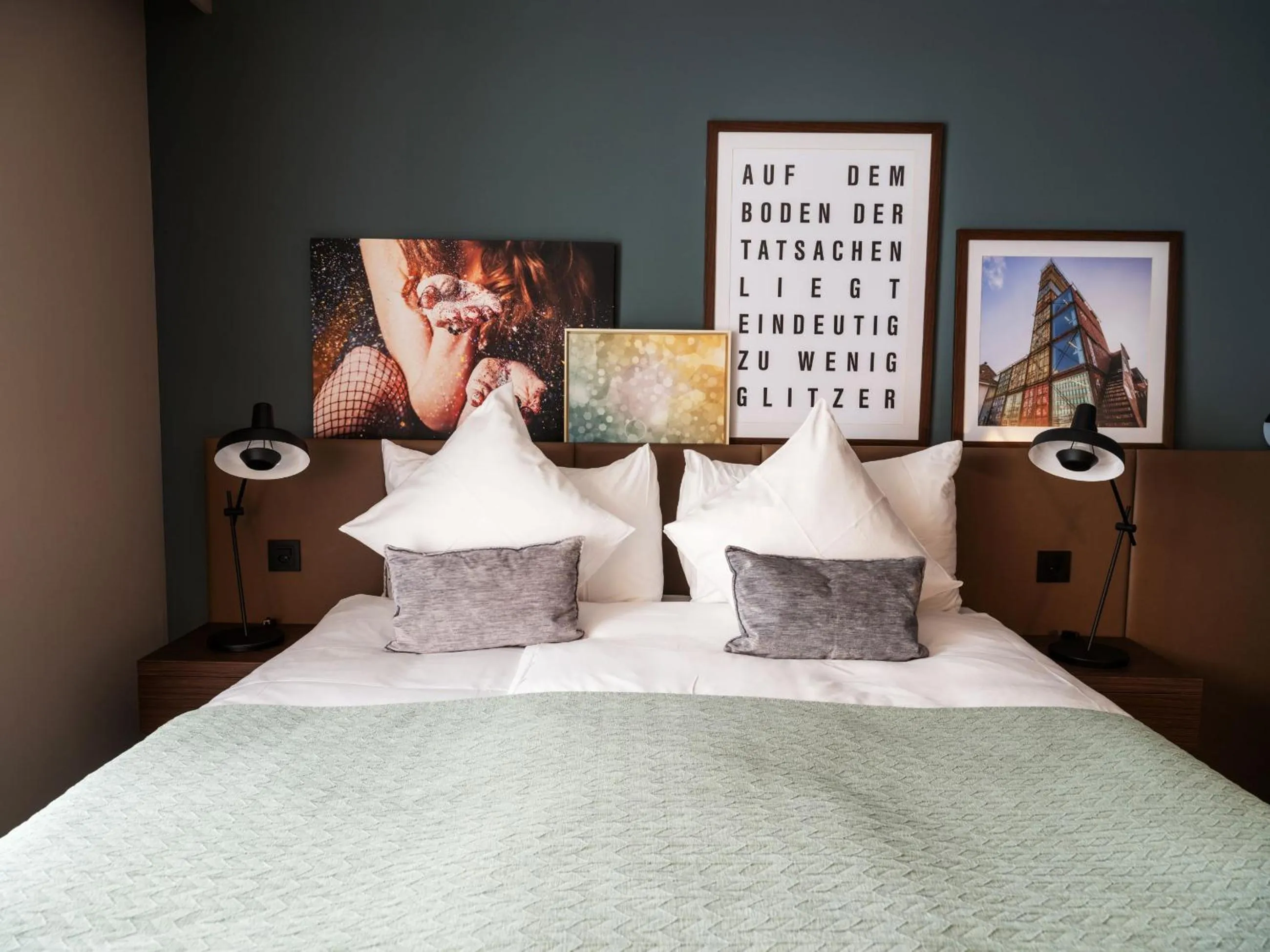 Bedroom, Bed in Acasa Suites Zurich Oerlikon