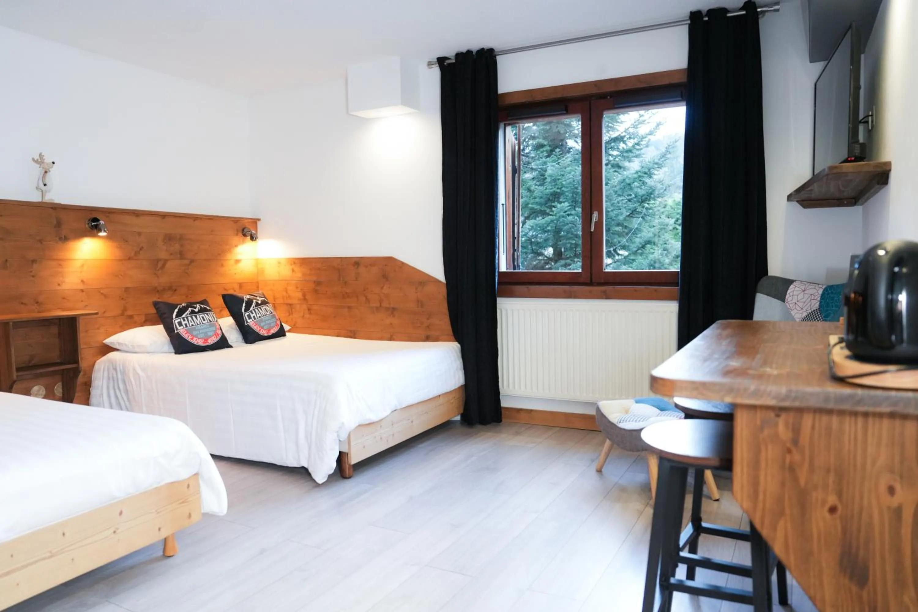 Bed in Fontaine du Mont Blanc Hotel & Spa