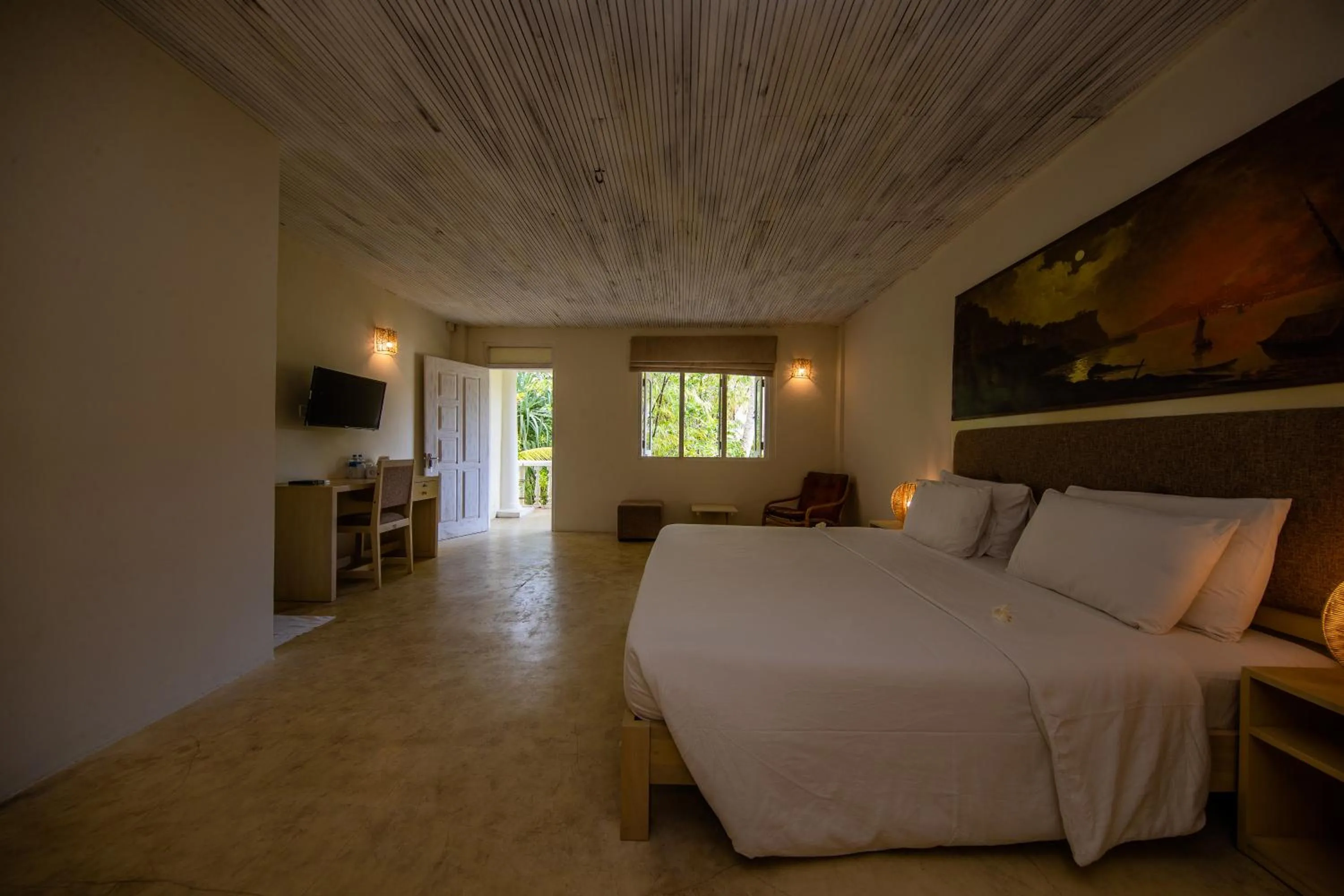 Photo of the whole room, Bed in Epic Unawatuna