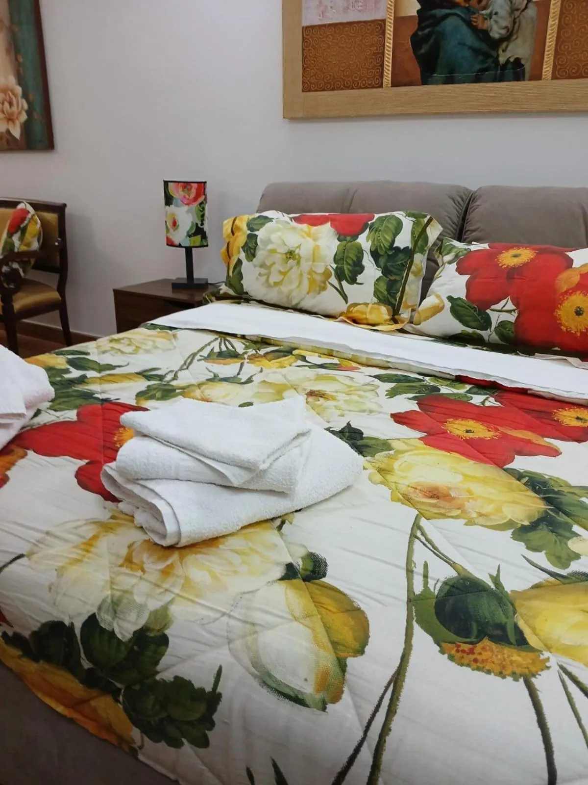 Bed in Villa Fontana Saia