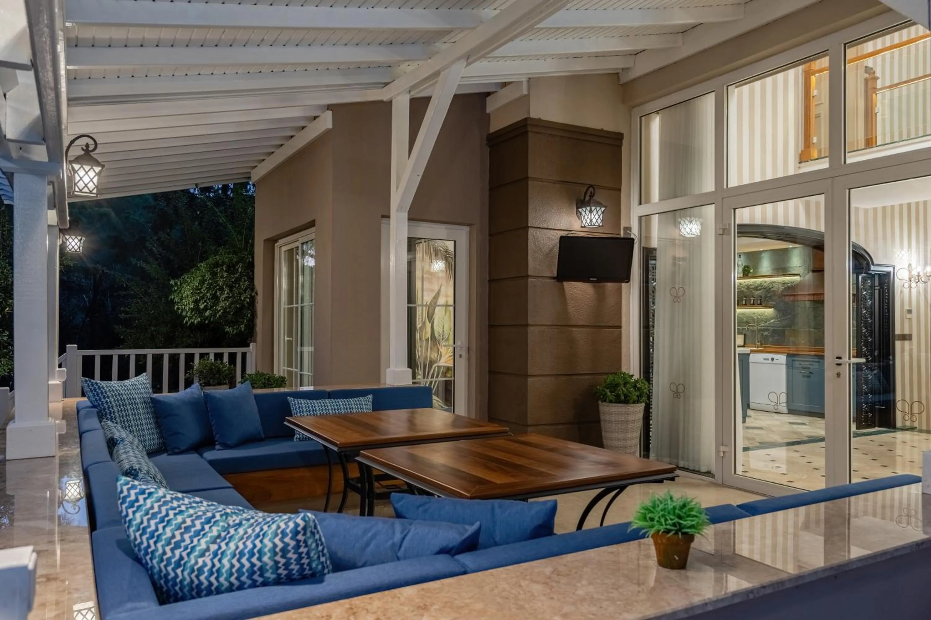 Patio in Papillon Ayscha Resort & Spa