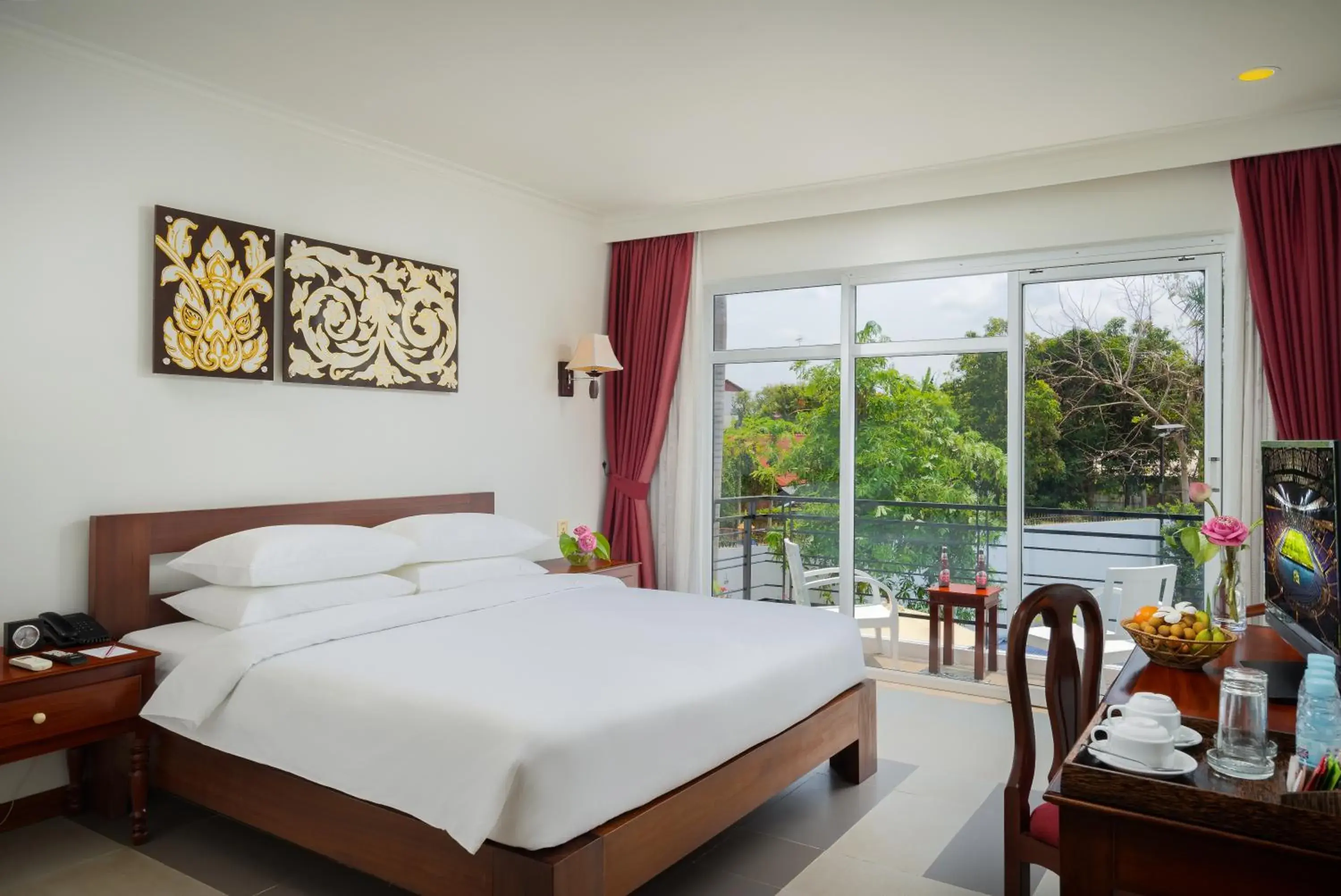 Luxury Room with Balcony, Pool View in Sala Siem Reap Hotel Luxury Room with Balcony, Pool View in Sala Siem Reap Hotel