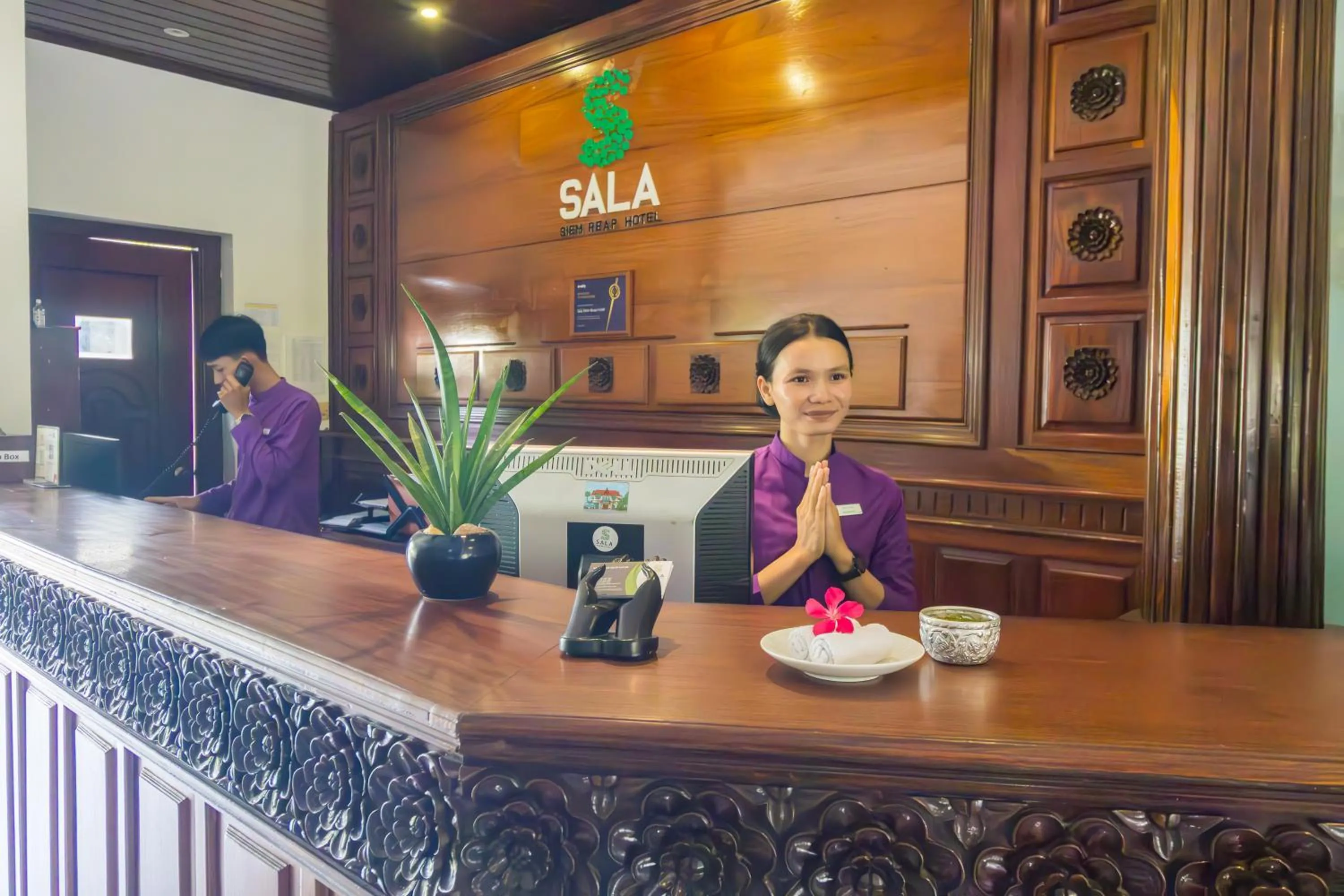 Lobby or reception in Sala Siem Reap Hotel