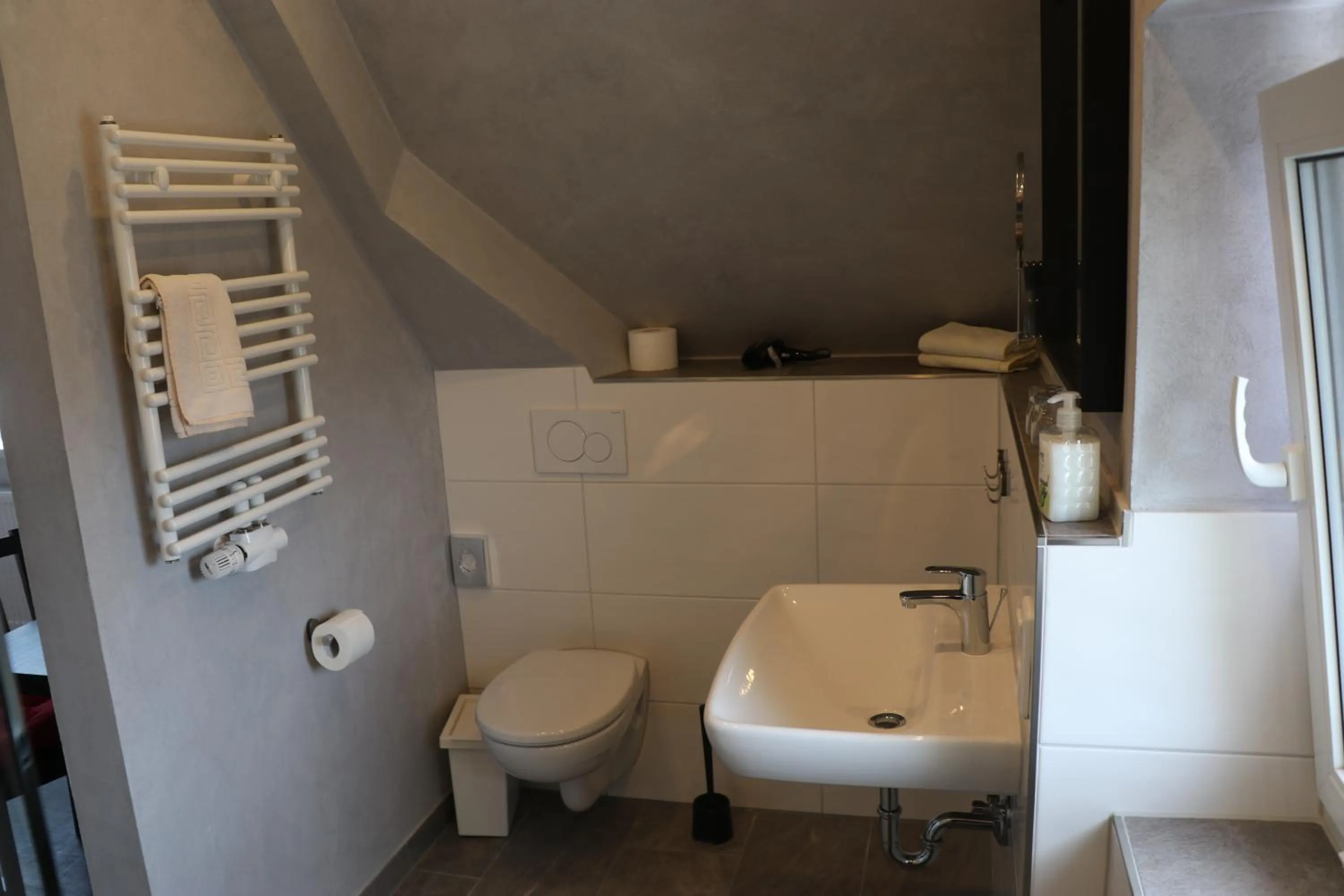 Toilet in Gasthof Post