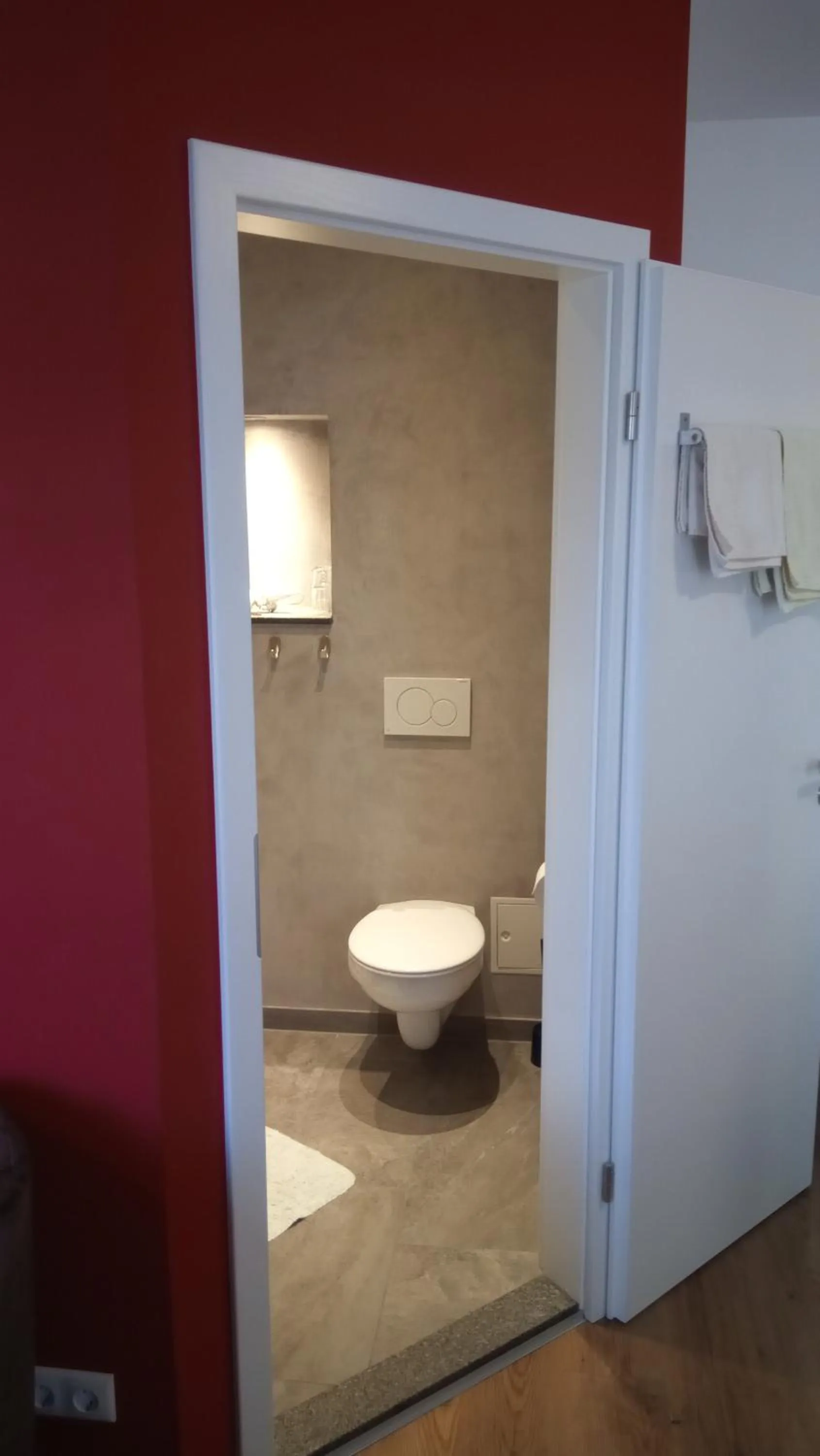 Toilet in Gasthof Post