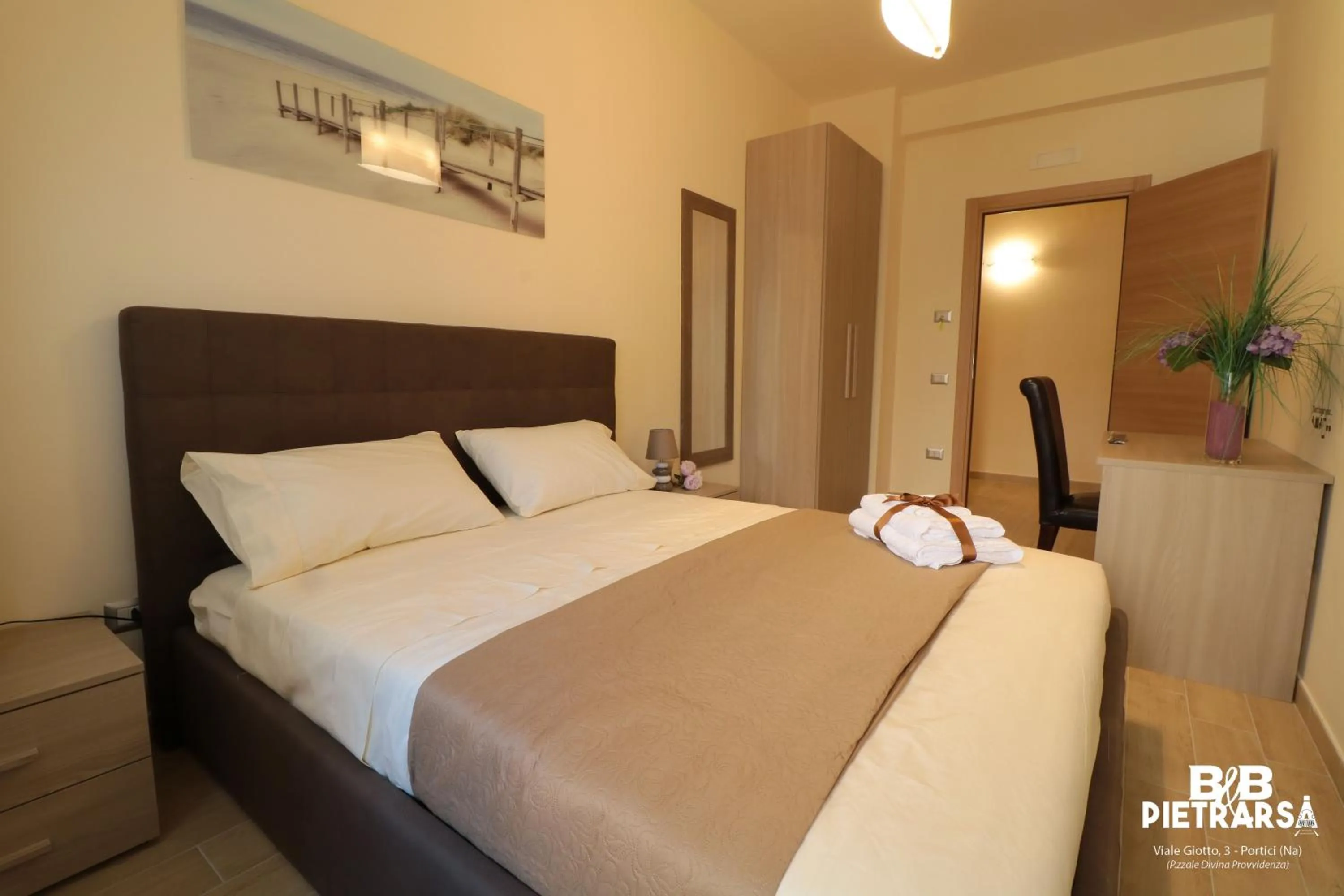 Bed in B&B Pietrarsa