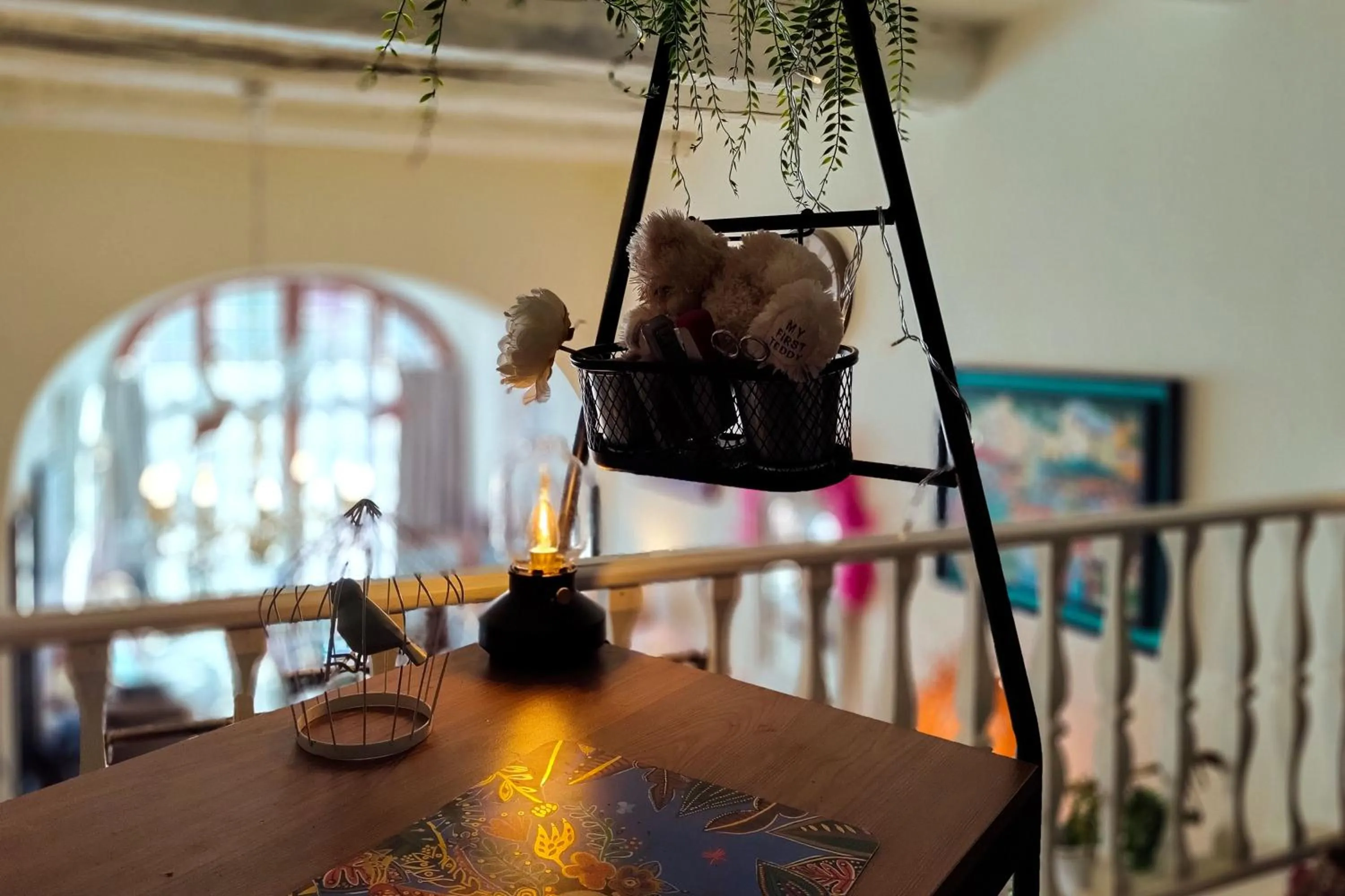 Decorative detail in Hotel Des Artistes