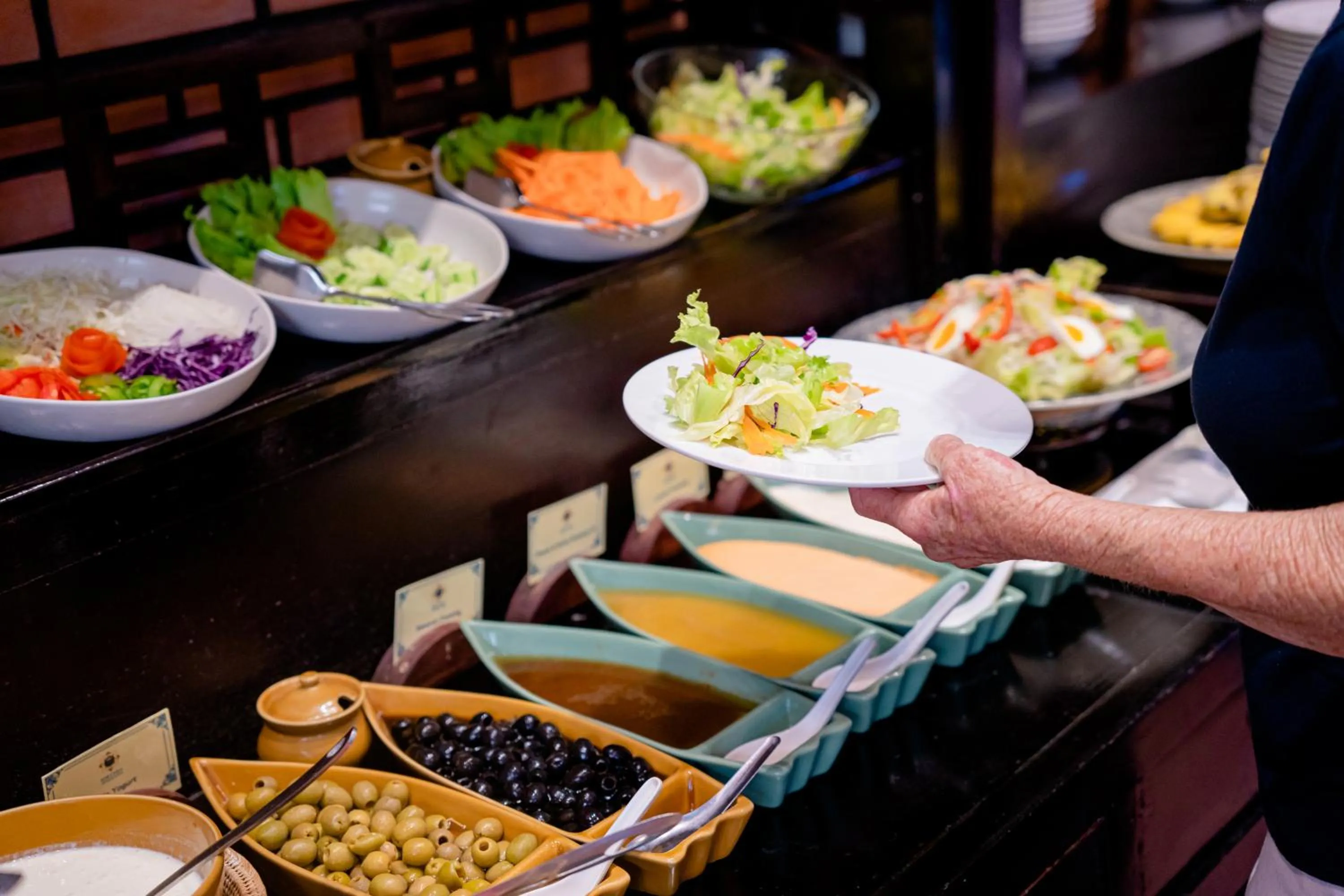 Buffet breakfast in Sokchea Angkor Hotel