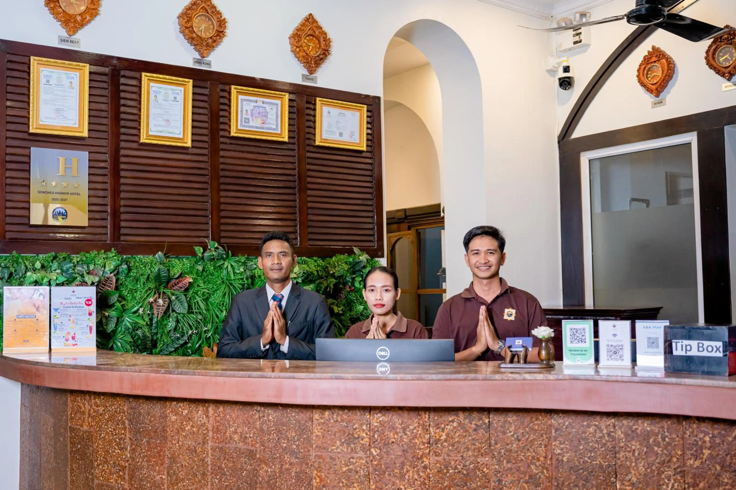 Lobby or reception in Sokchea Angkor Hotel
