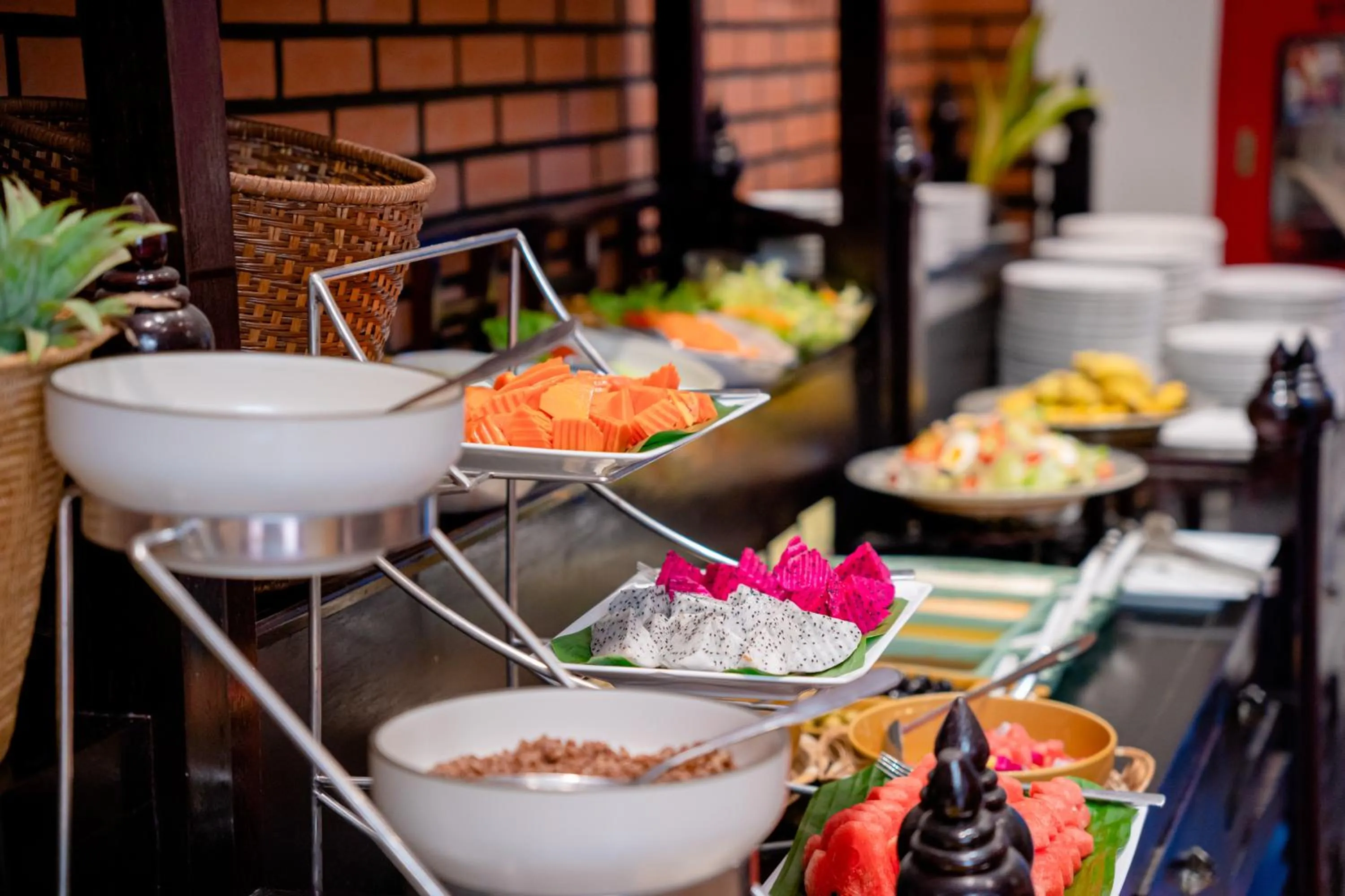 Breakfast in Sokchea Angkor Hotel