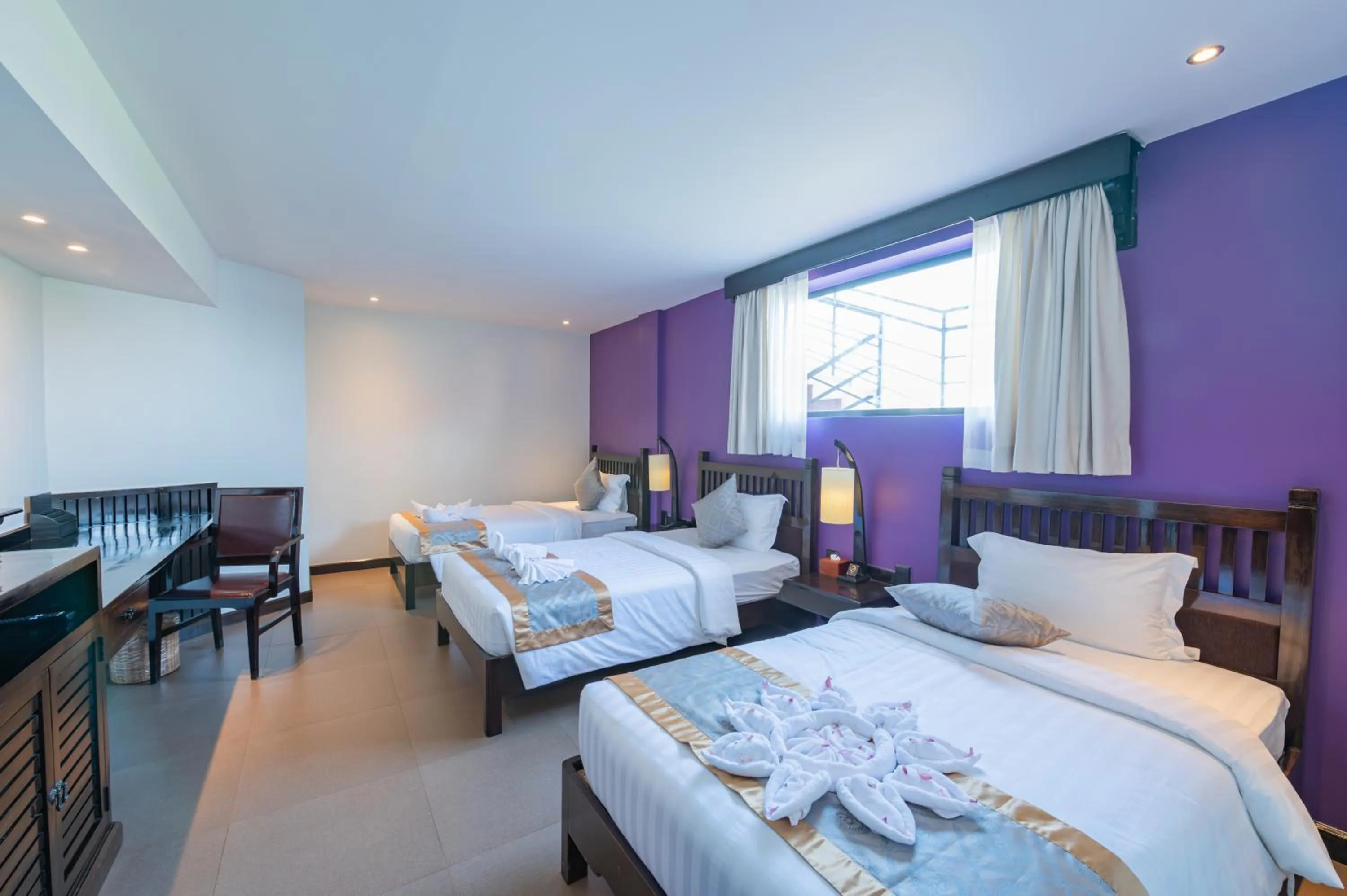 Bedroom, Bed in Sokchea Angkor Hotel