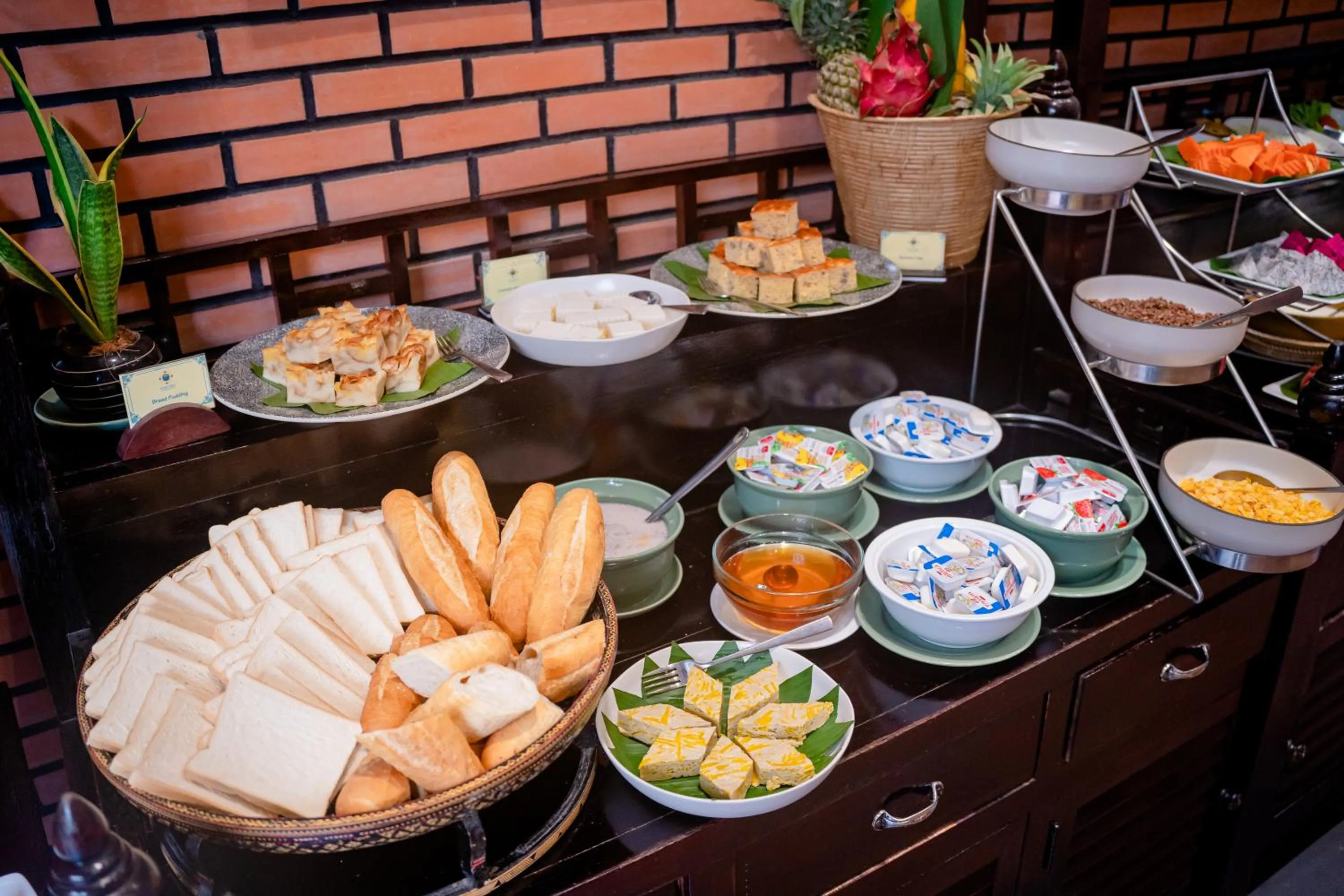 Buffet breakfast in Sokchea Angkor Hotel