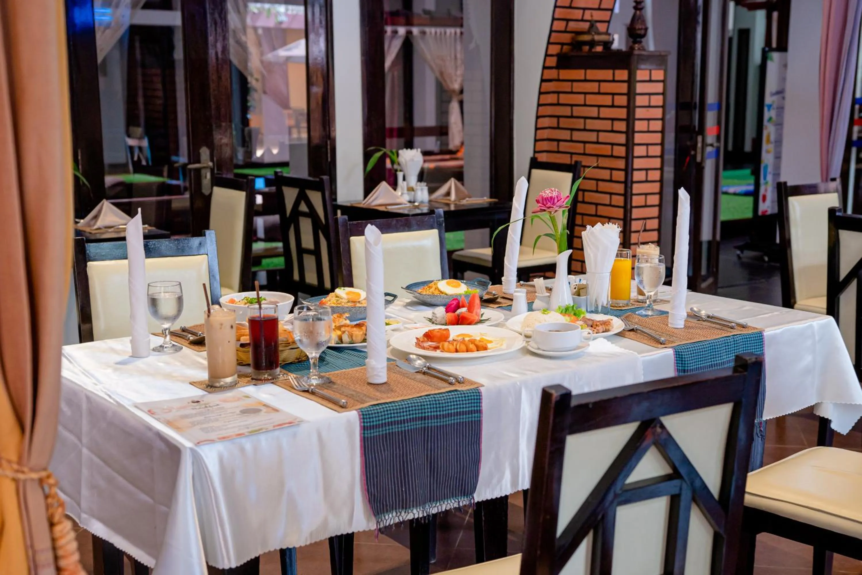 Breakfast in Sokchea Angkor Hotel