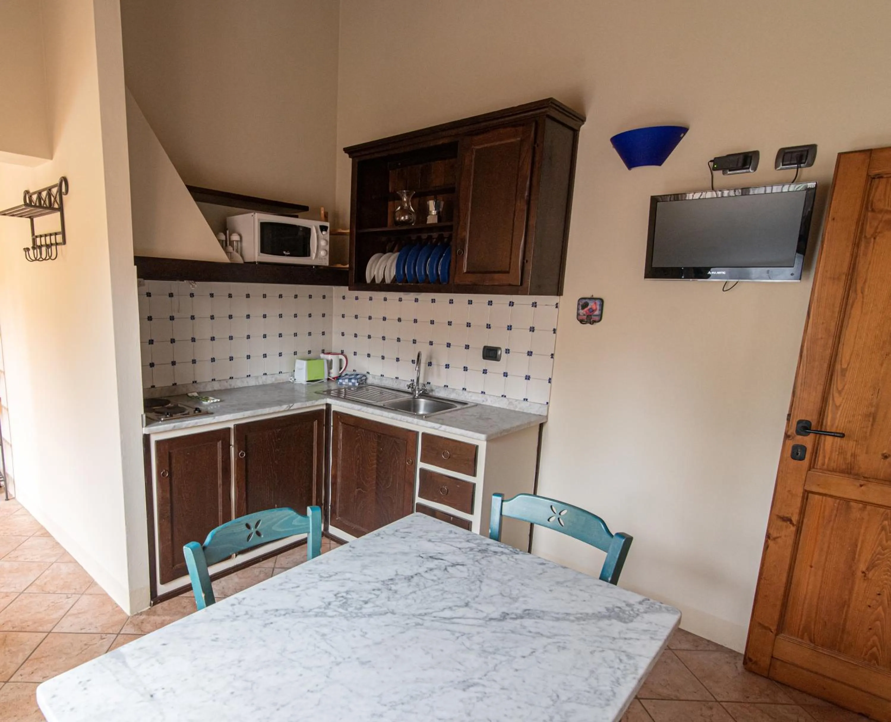 Kitchen or kitchenette in La Torre wine resort