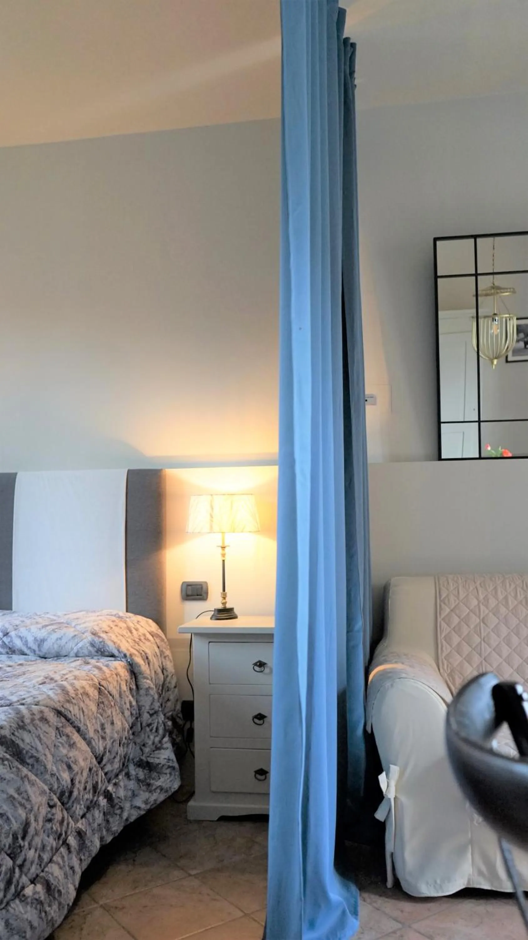 Bed in La Torre wine resort