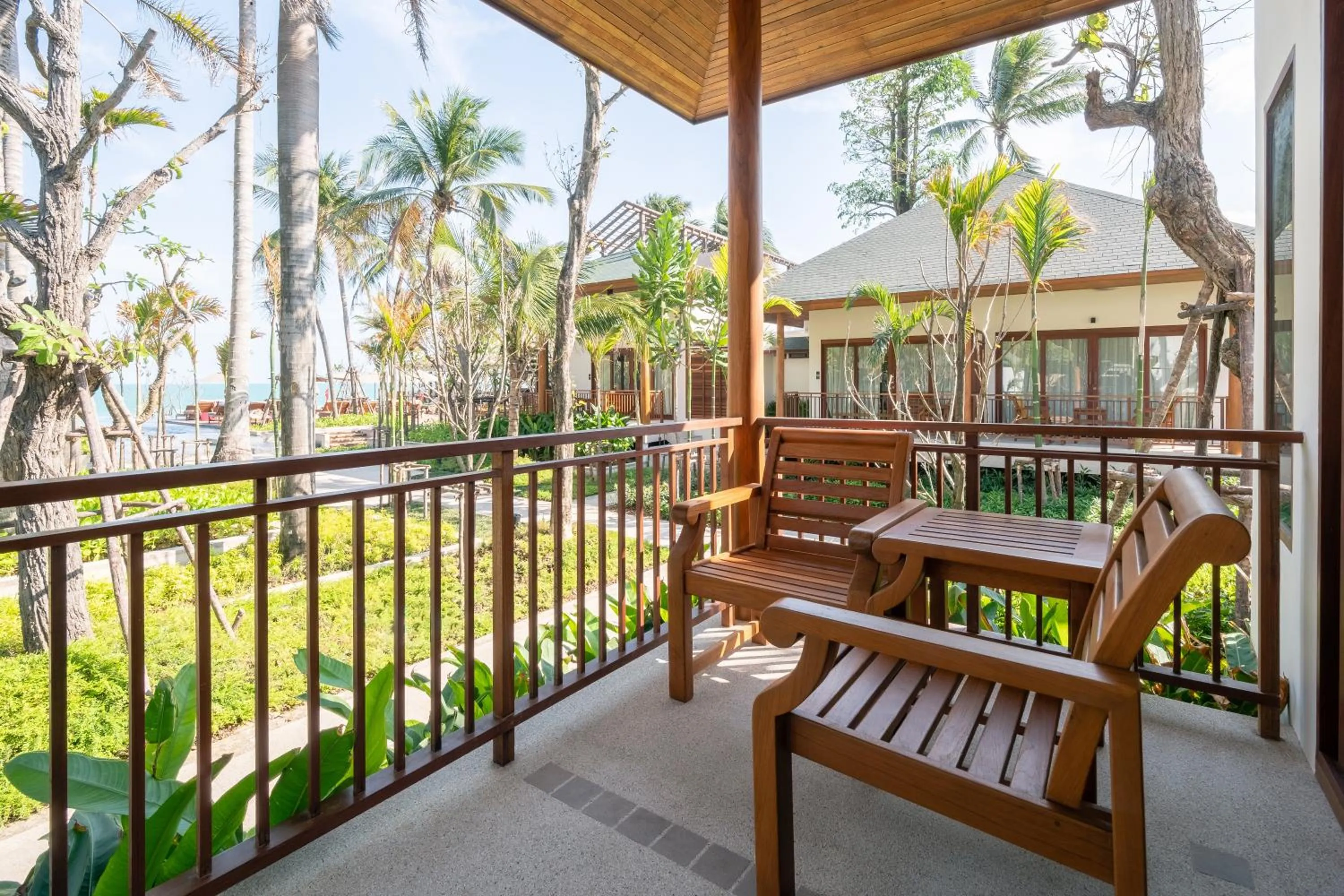 Garden in Banana Fan Sea Resort