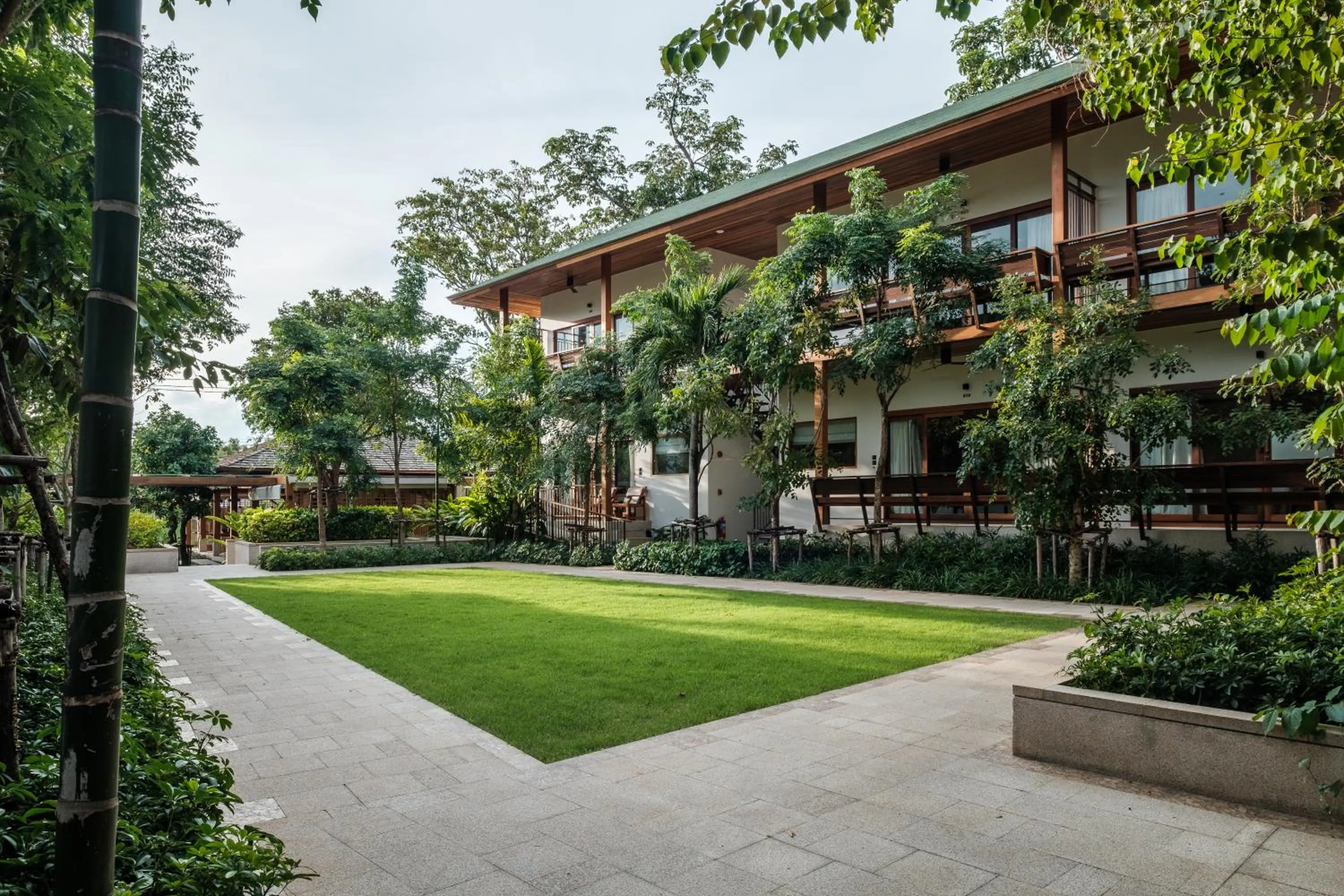 Garden in Banana Fan Sea Resort