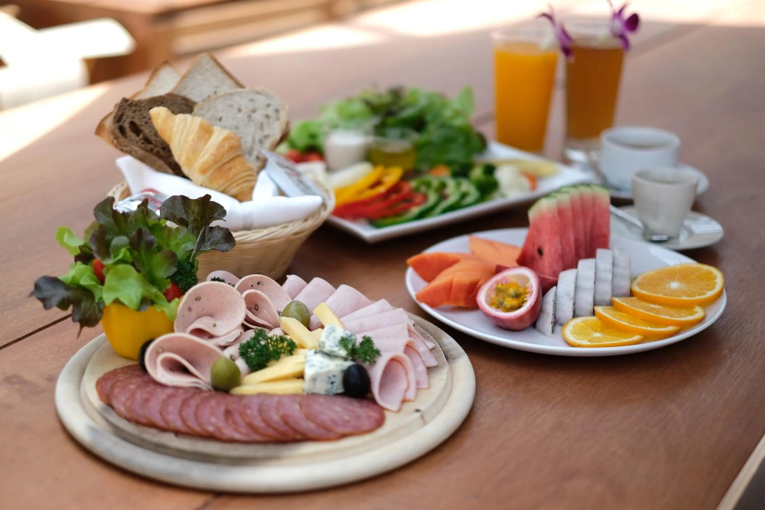 Breakfast in Banana Fan Sea Resort