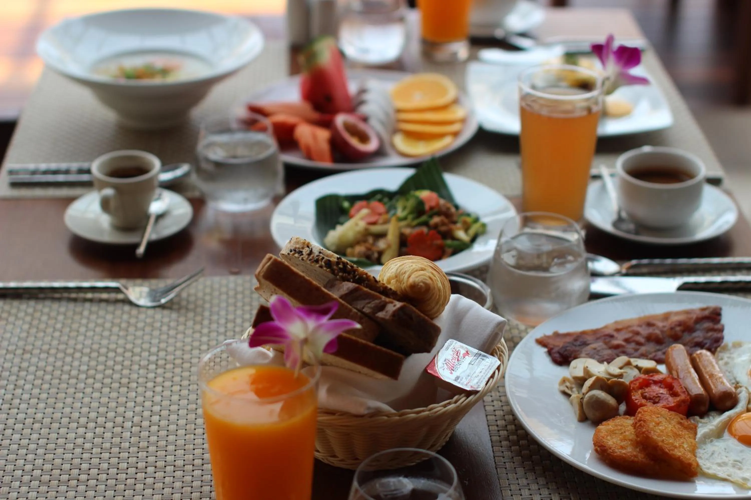 Breakfast in Banana Fan Sea Resort