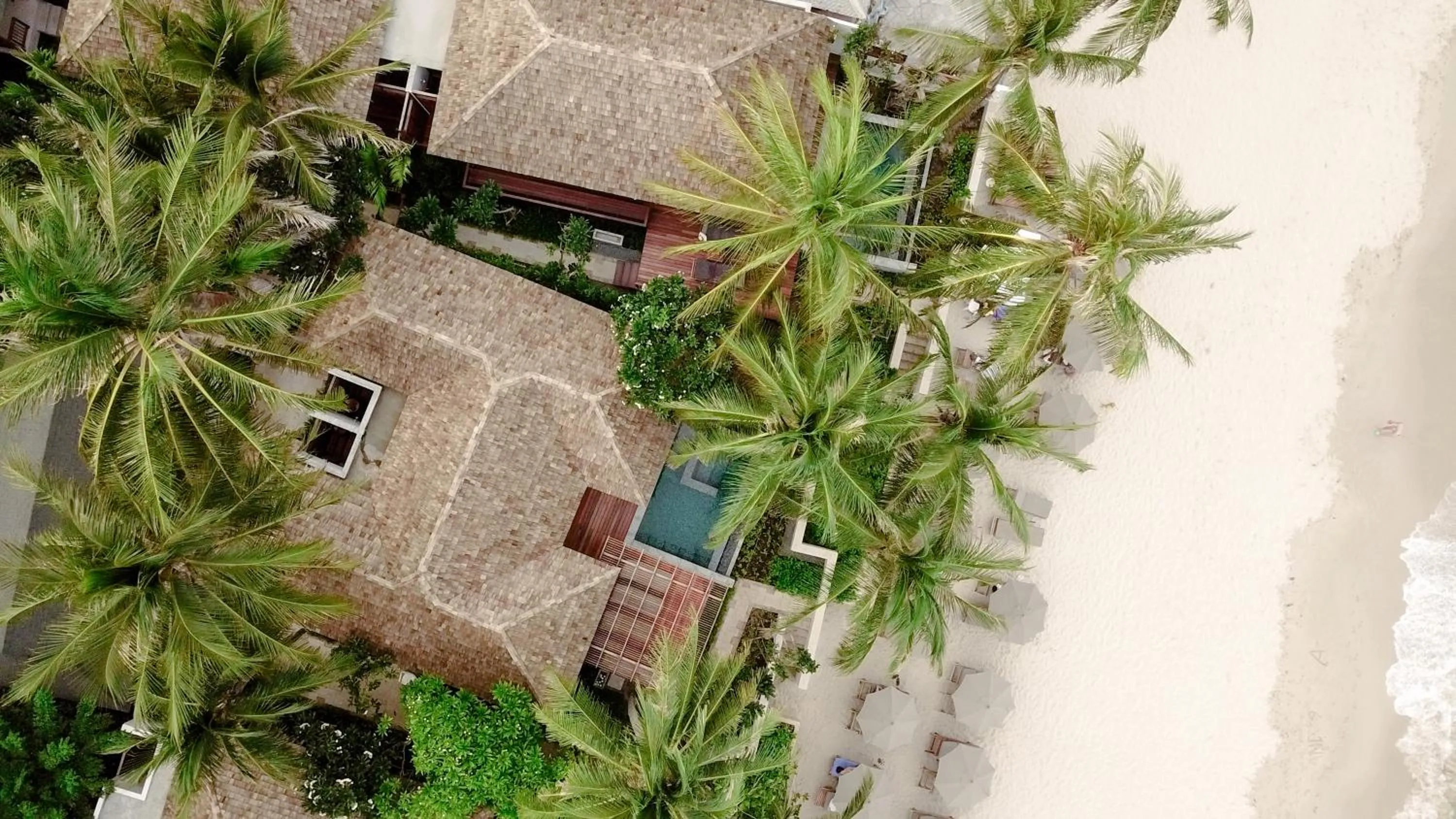 Bird's eye view in Banana Fan Sea Resort