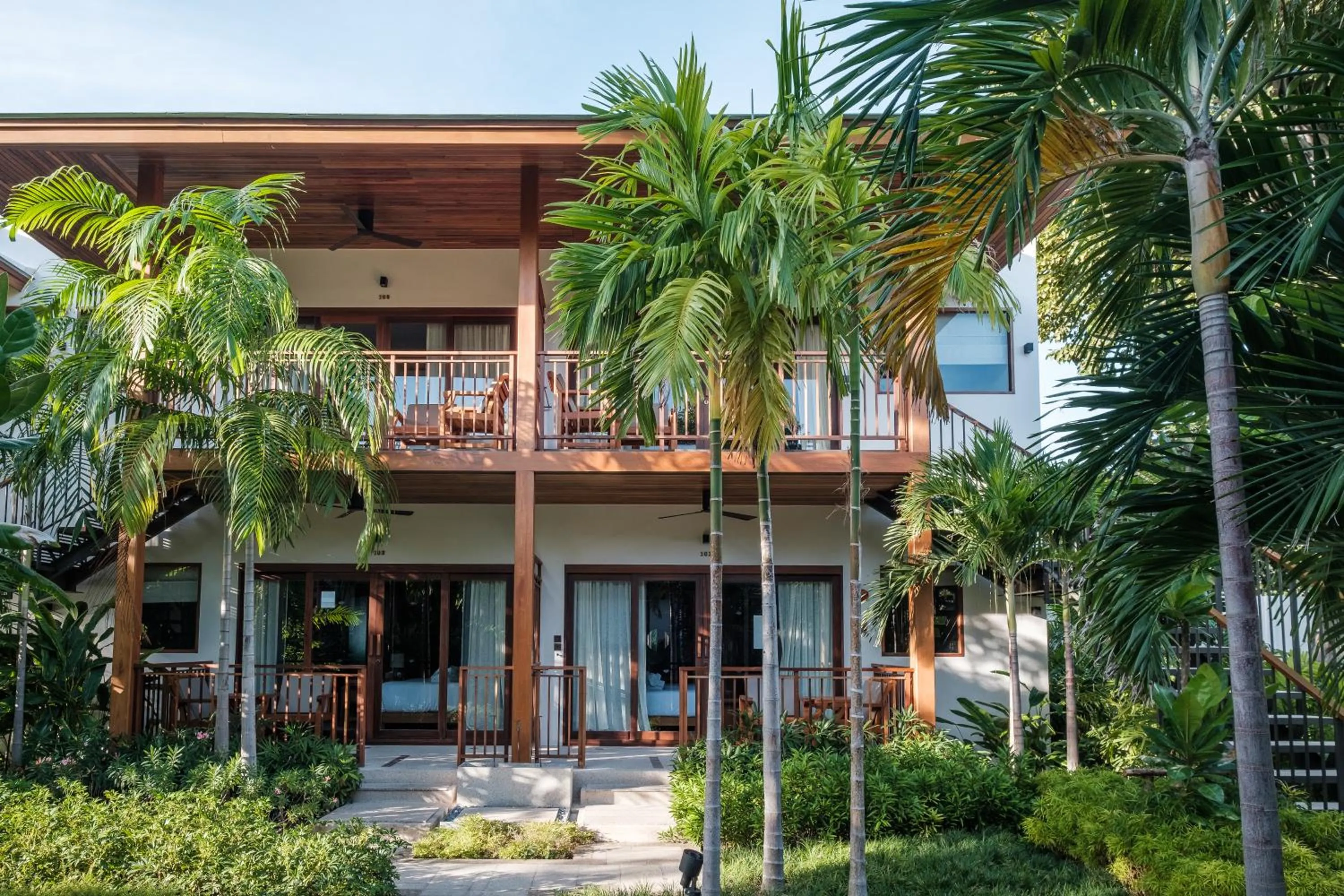 Garden in Banana Fan Sea Resort