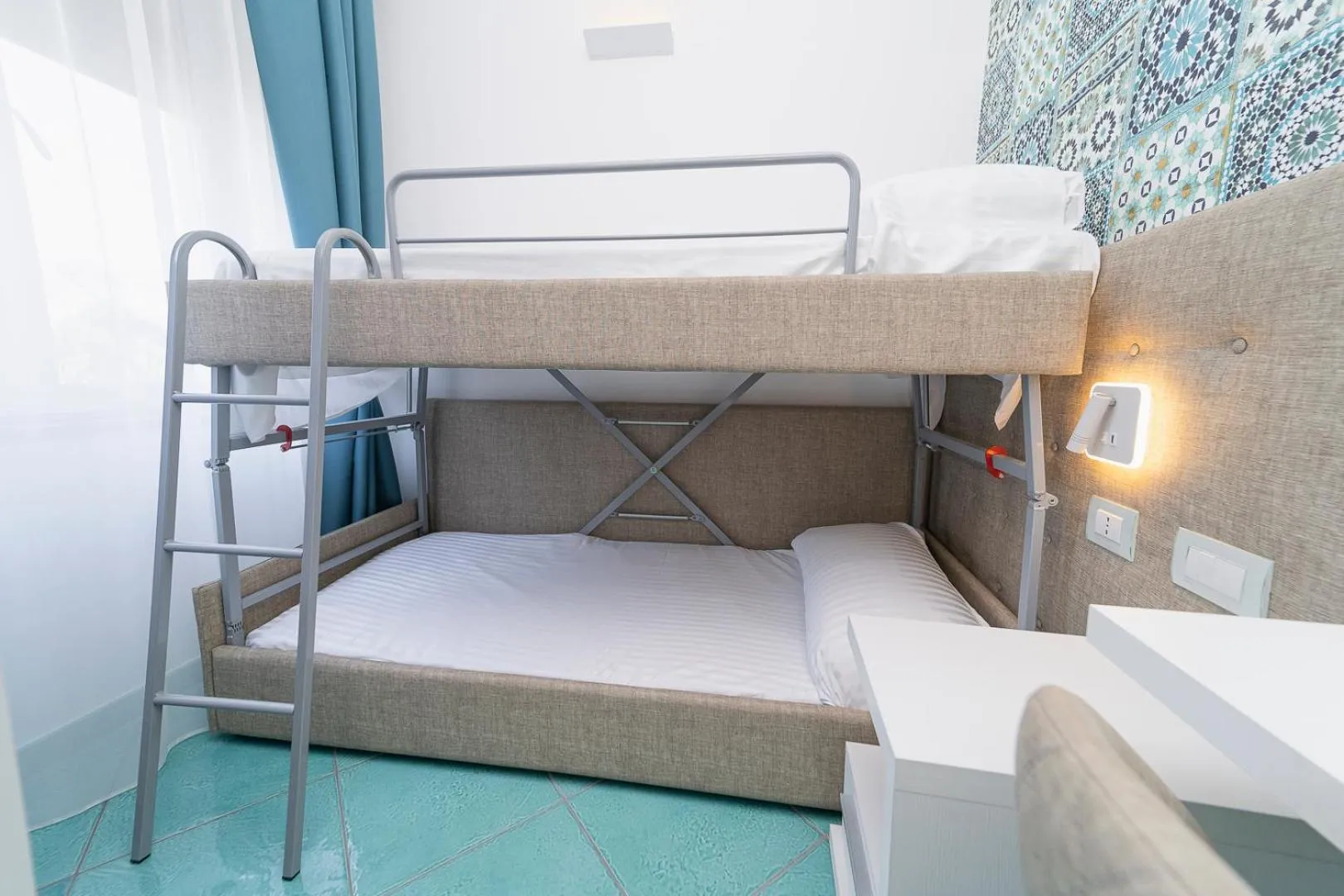 Bed in Hotel Miramare