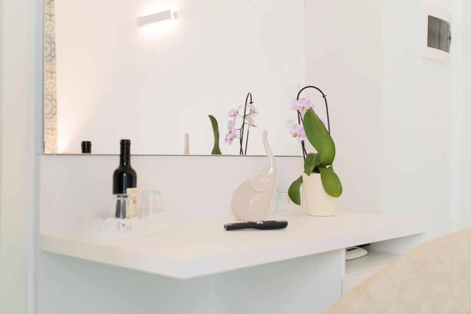 Bed in Hotel Miramare