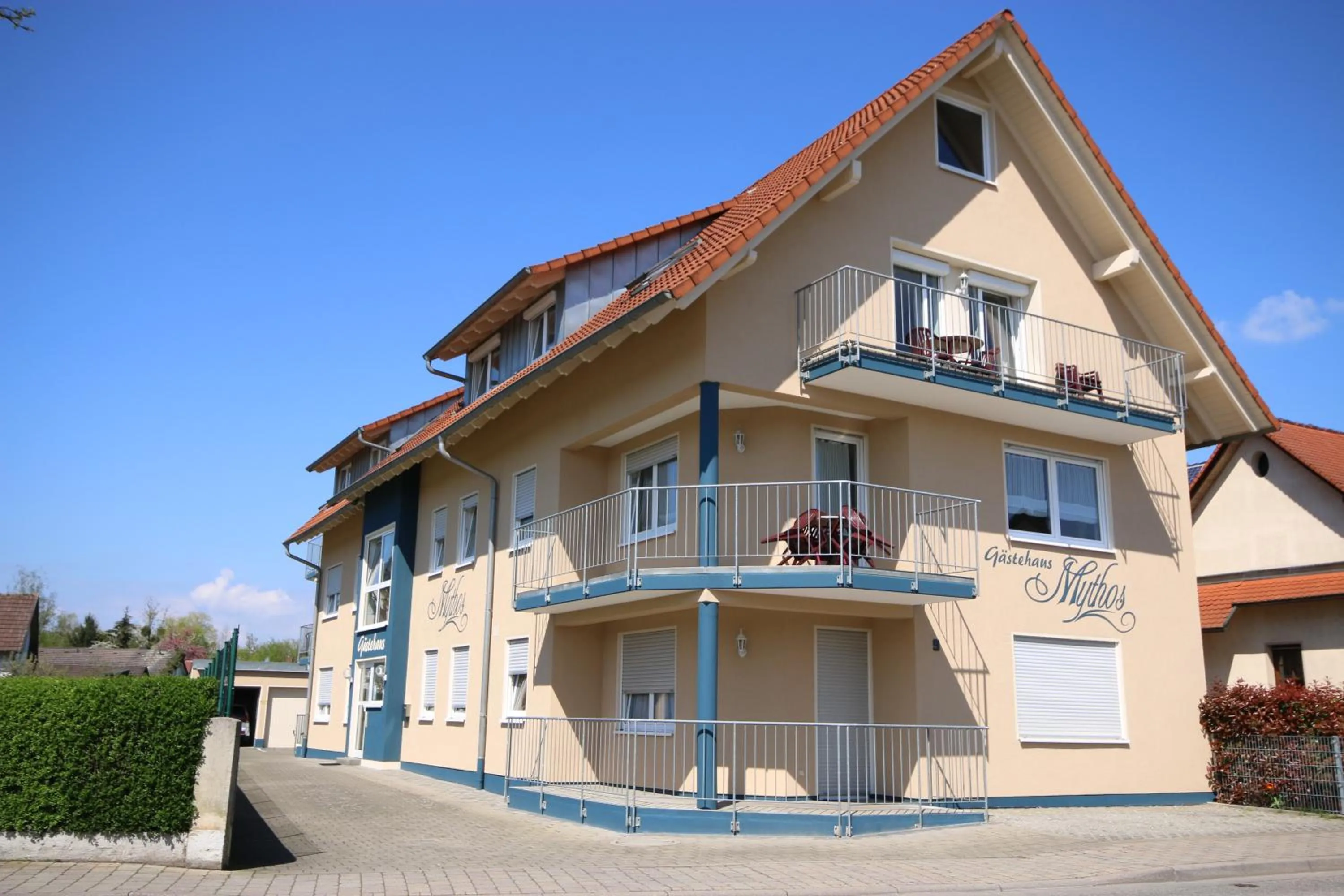 Property building in Gästehaus Mythos