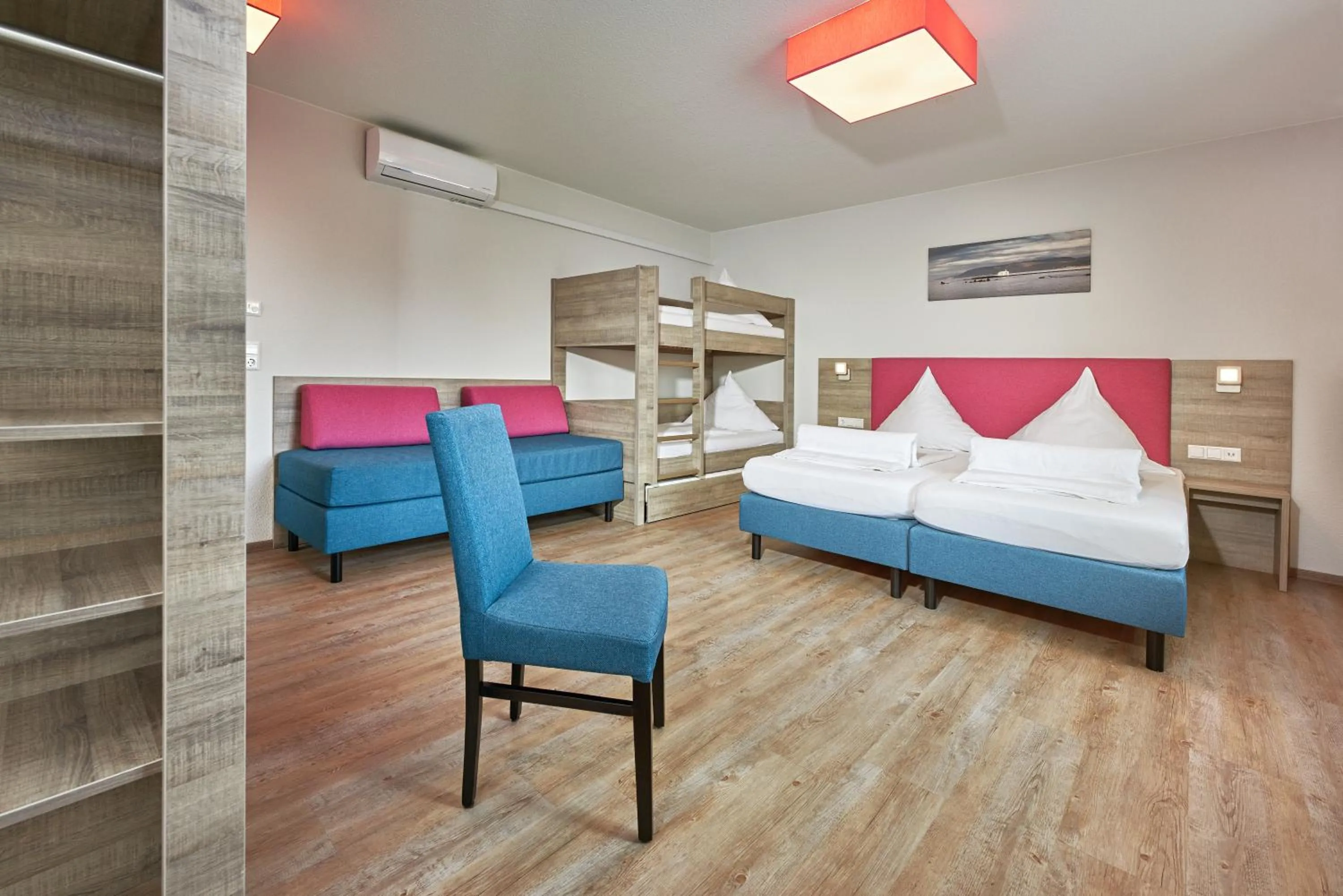 Photo of the whole room, Bed in Gästehaus Mythos