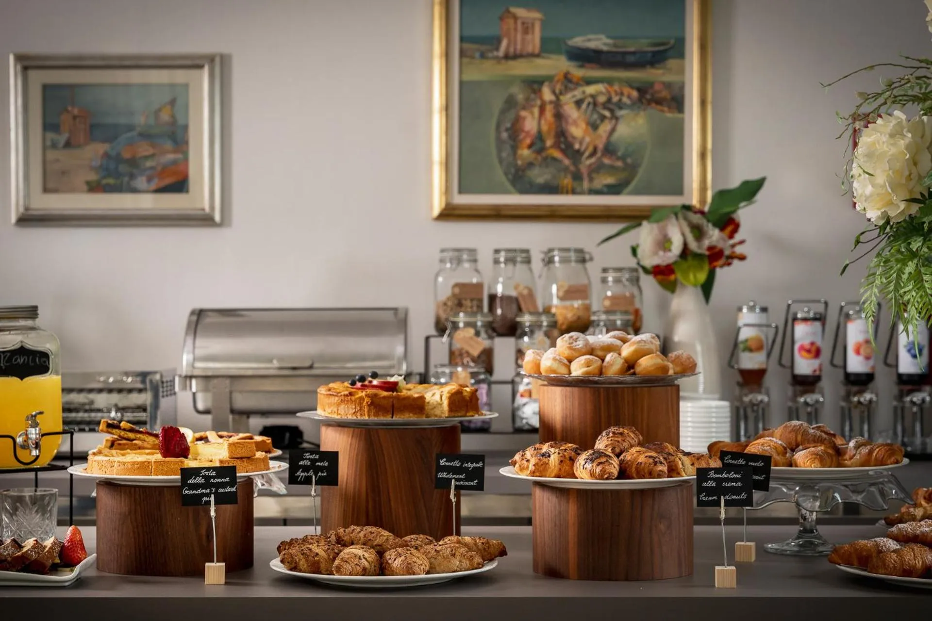 Food and drinks in Hotel Calypso- Rimini Marina Centro