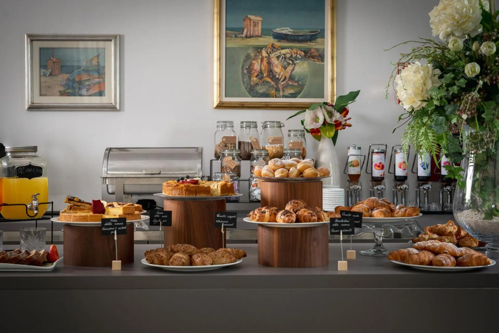 Food and drinks in Hotel Calypso- Rimini Marina Centro