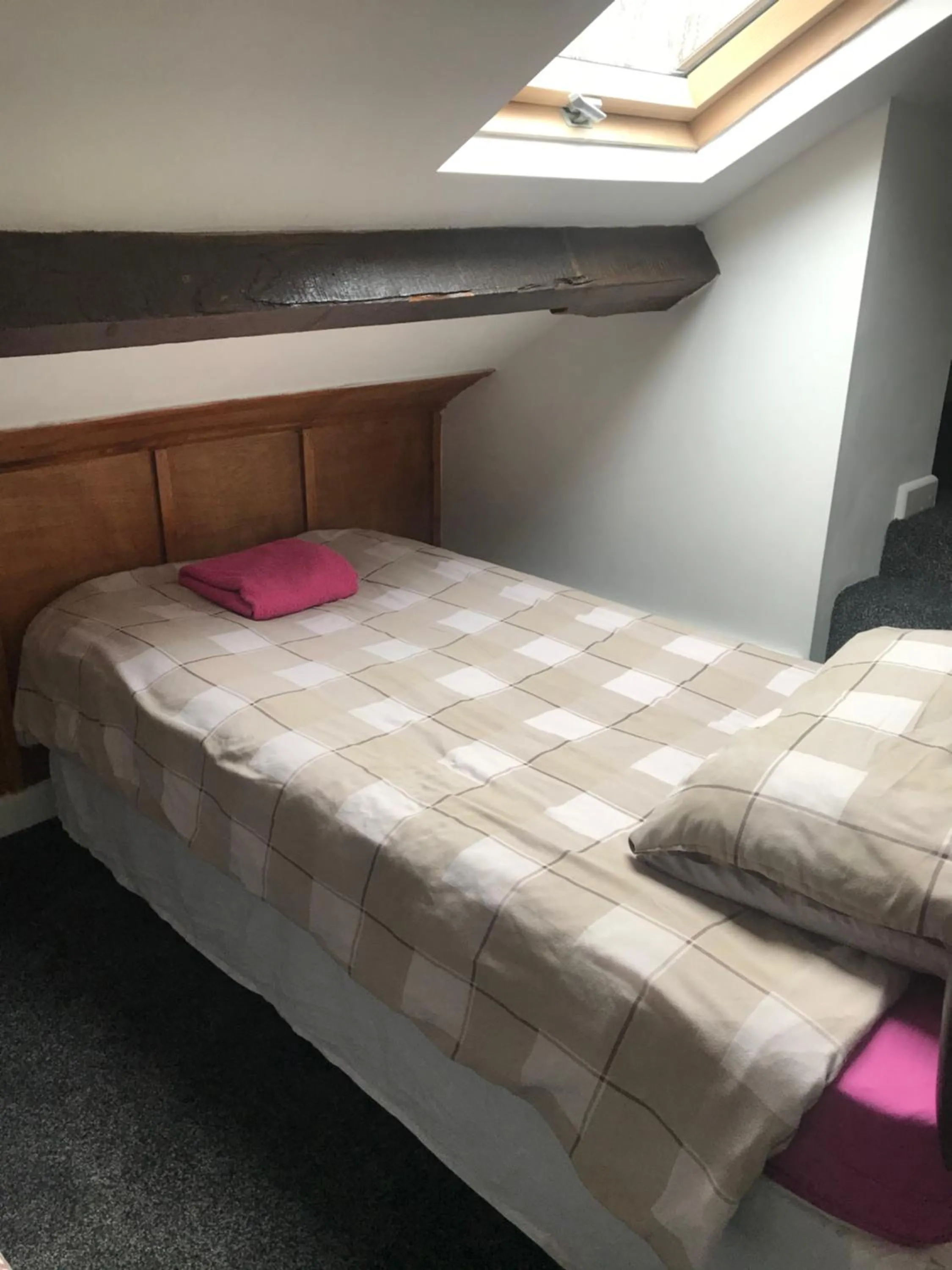Bed in Penybryn Cottages