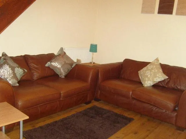 Living room in Penybryn Cottages